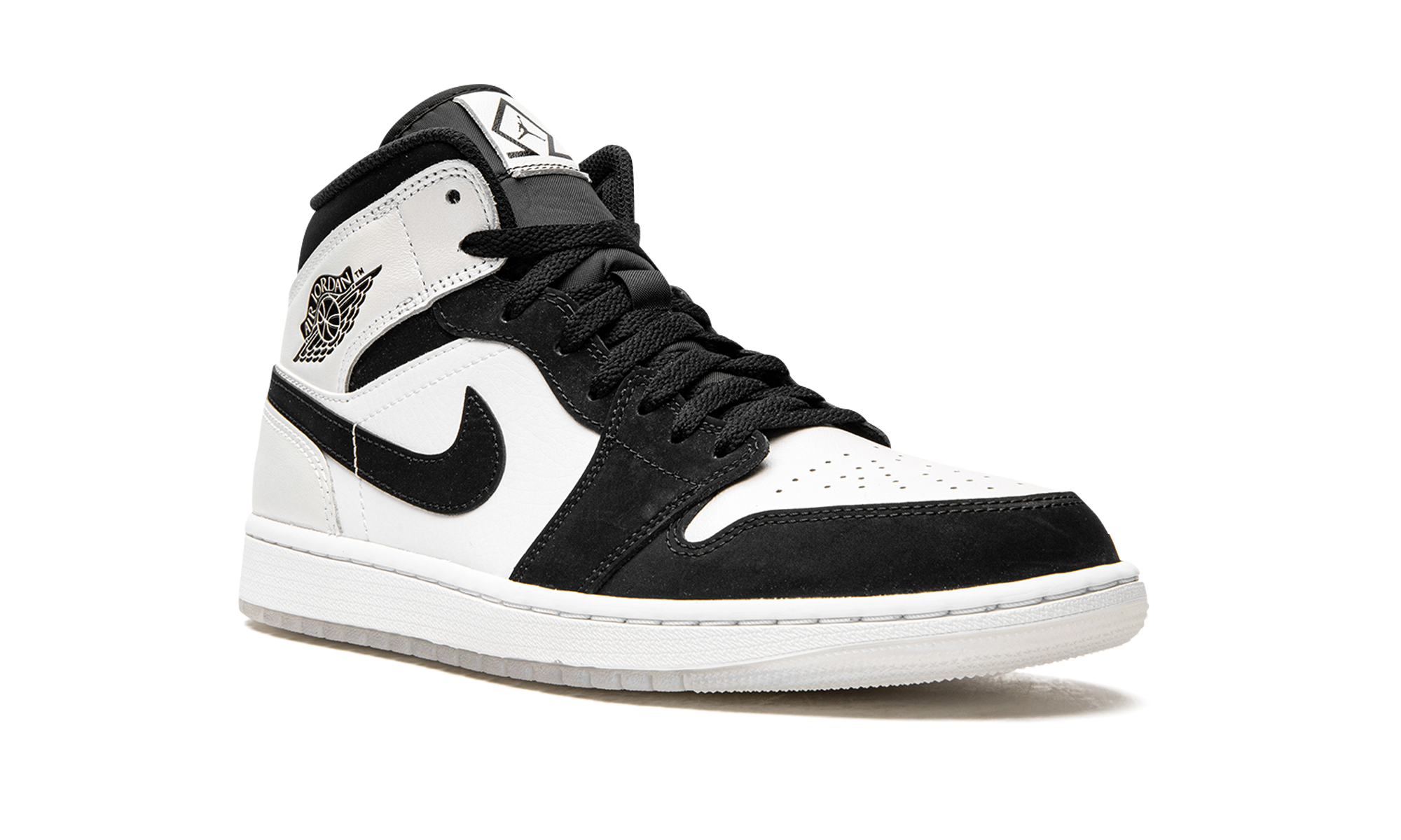 jordan 1 mid diamond shorts+DH6933-100+diagnol right view