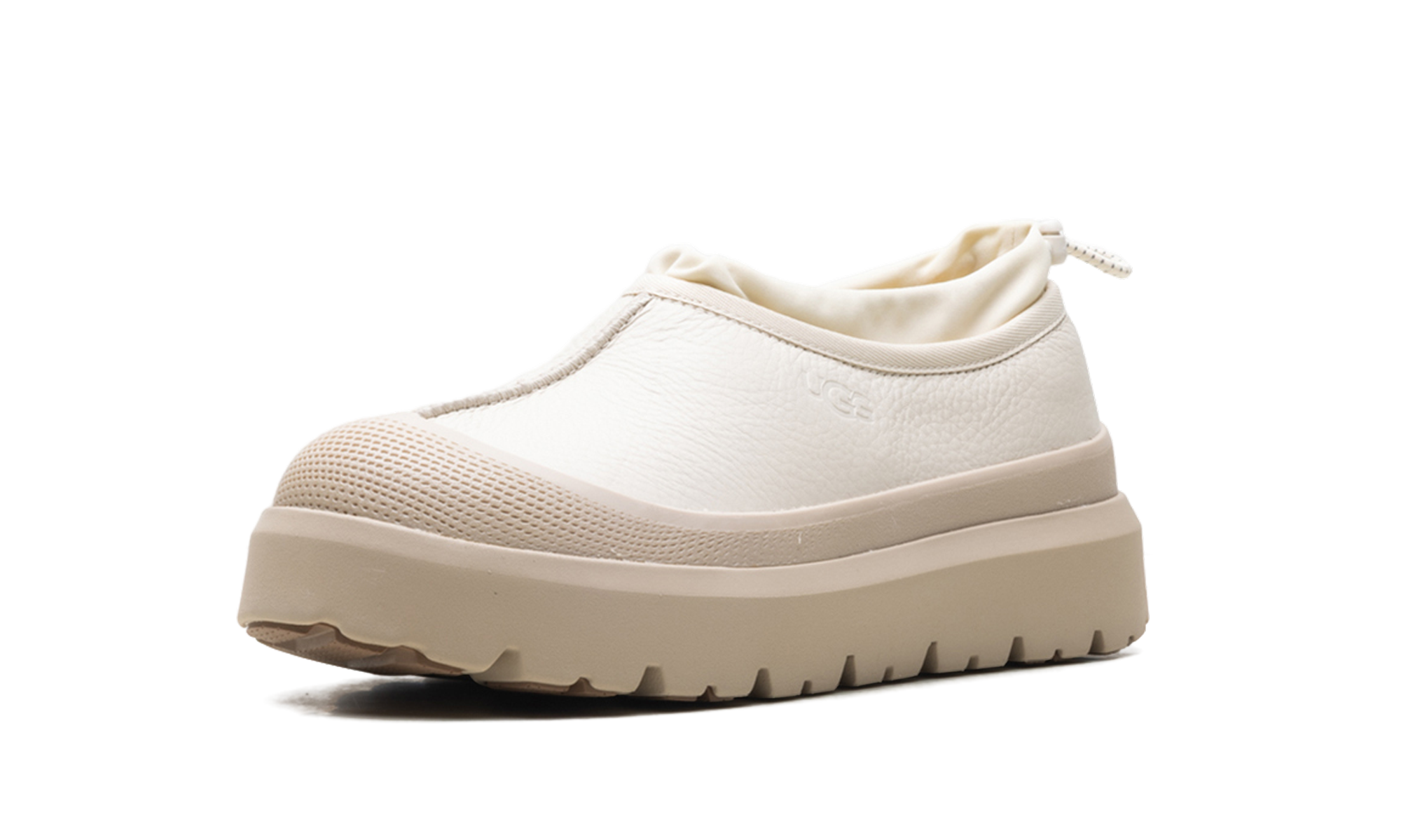 ugg tasman weather hybrid slipper birch white pepper+1158351-BHTP+left diagnol single view