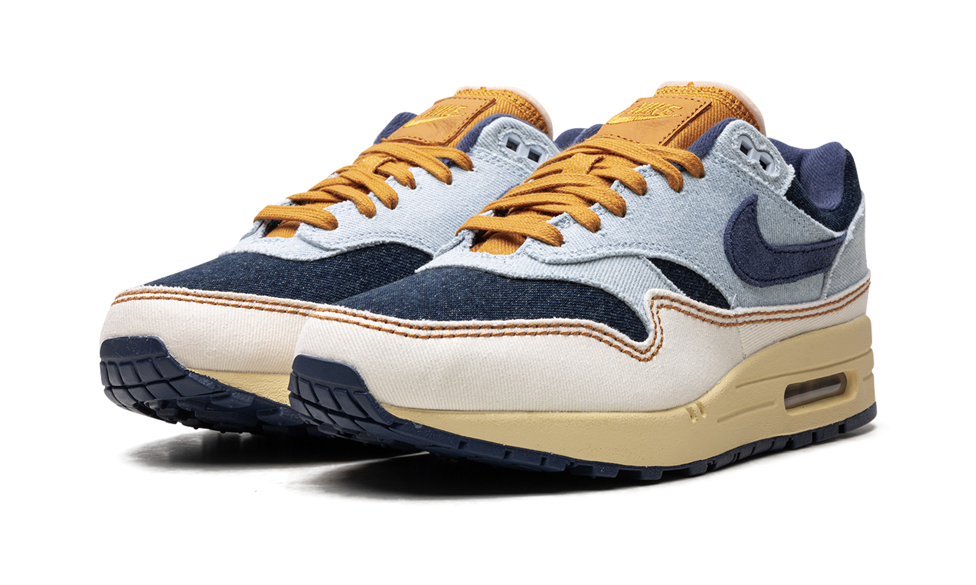 nike air max 1 87 denim aura women s+FQ8900-440+diagnol left view