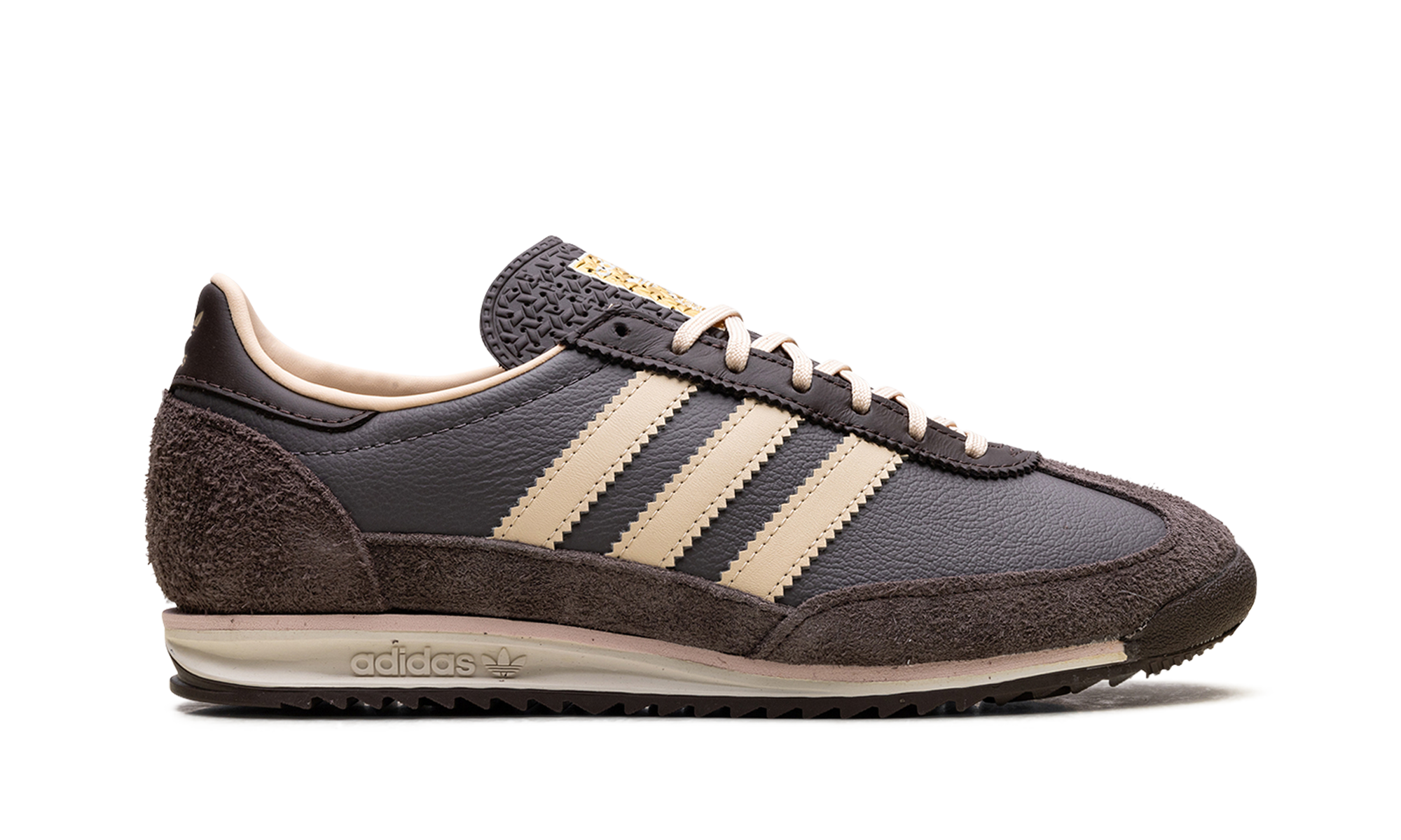 adidas sl 72 og charcoal crystal sand brown women s+IF1937+right view
