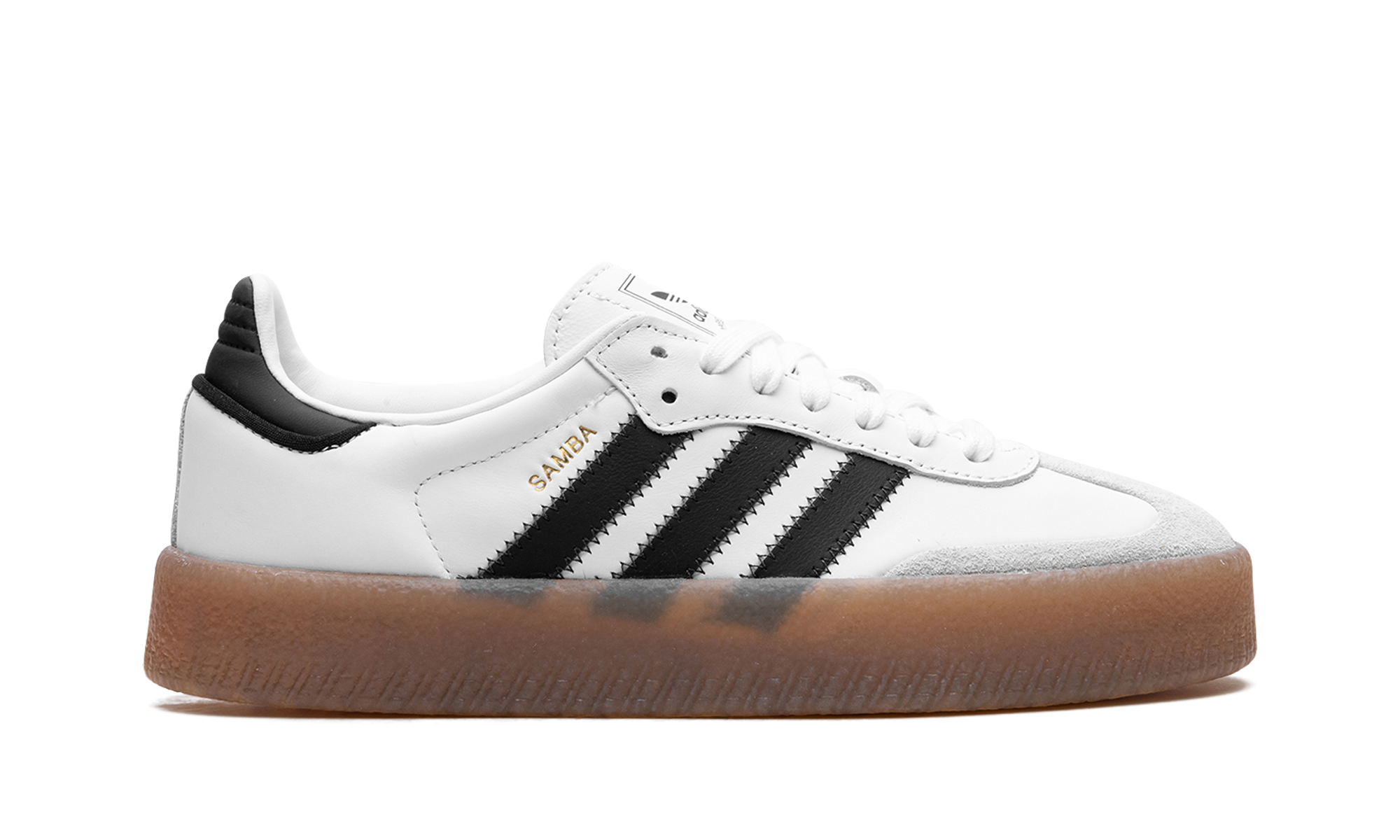adidas sambae cloud white metallic gold women s+JI1349+right view