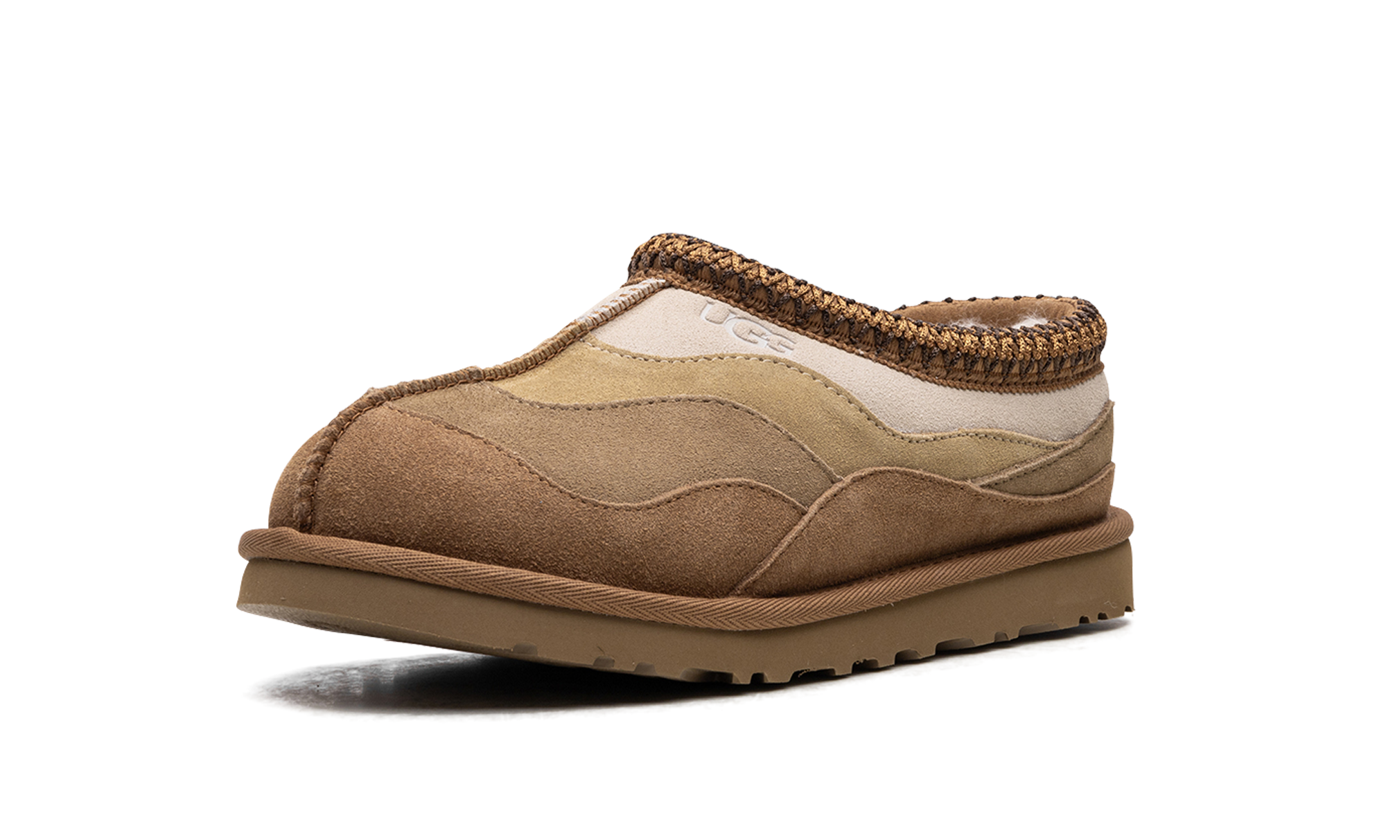 ugg tasman slipper shoe palace painted hills chestnut+1157090-CHE+left diagnol single view