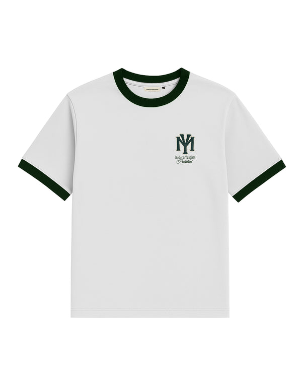 Prohibited Modern Yuppies Contrast Tee Off-White