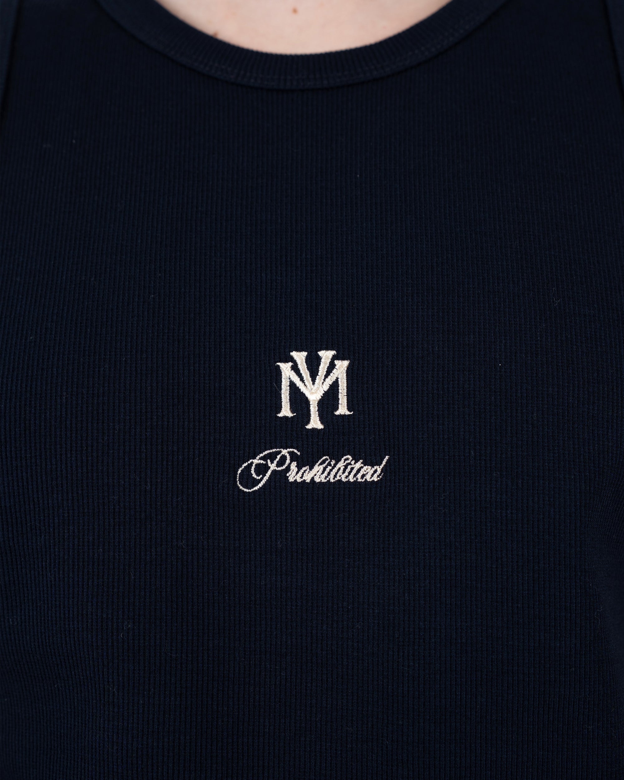 Prohibited Modern Yuppies Tank Top Deep Blue