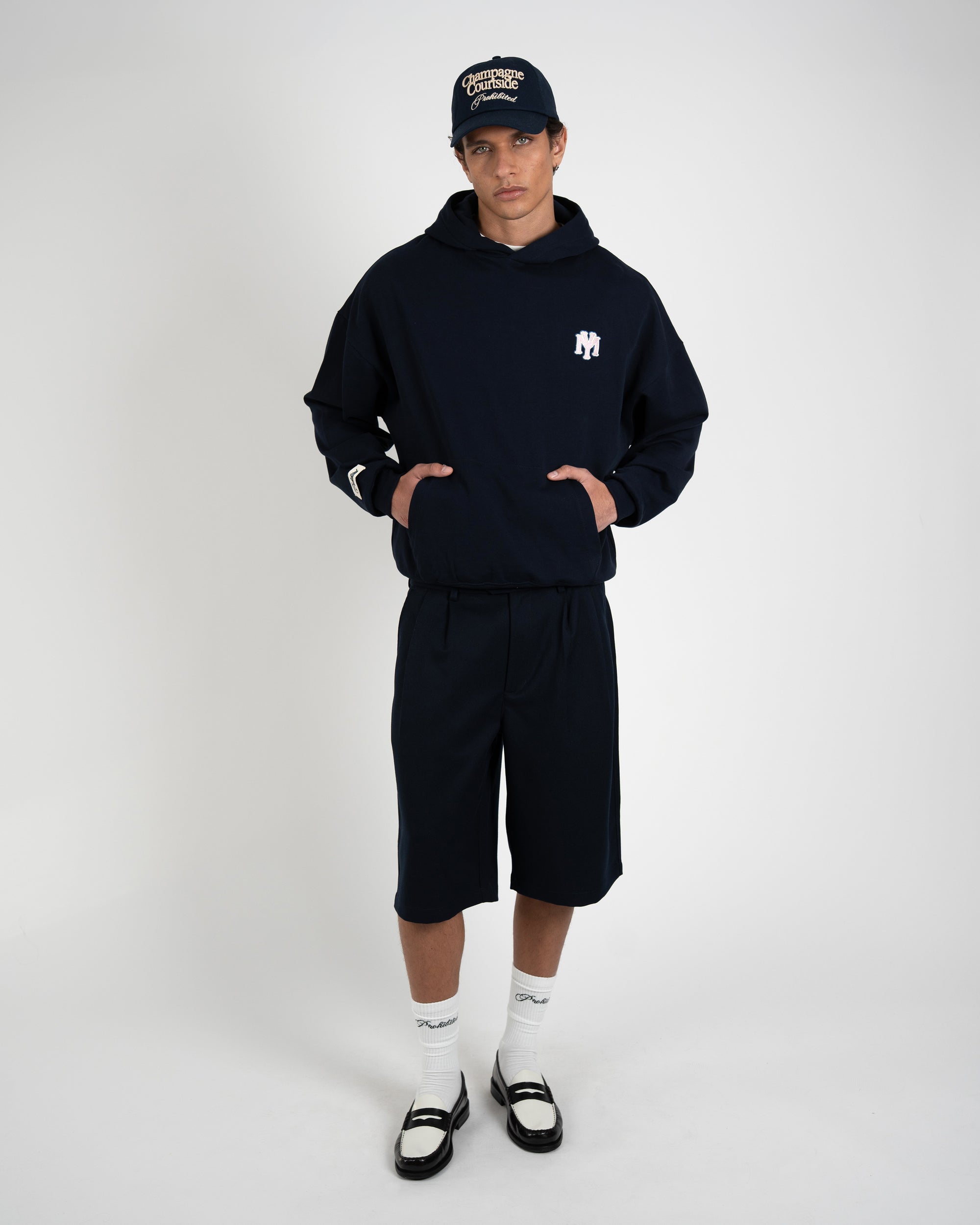Prohibited Modern Yuppie Hoodie Deep Blue