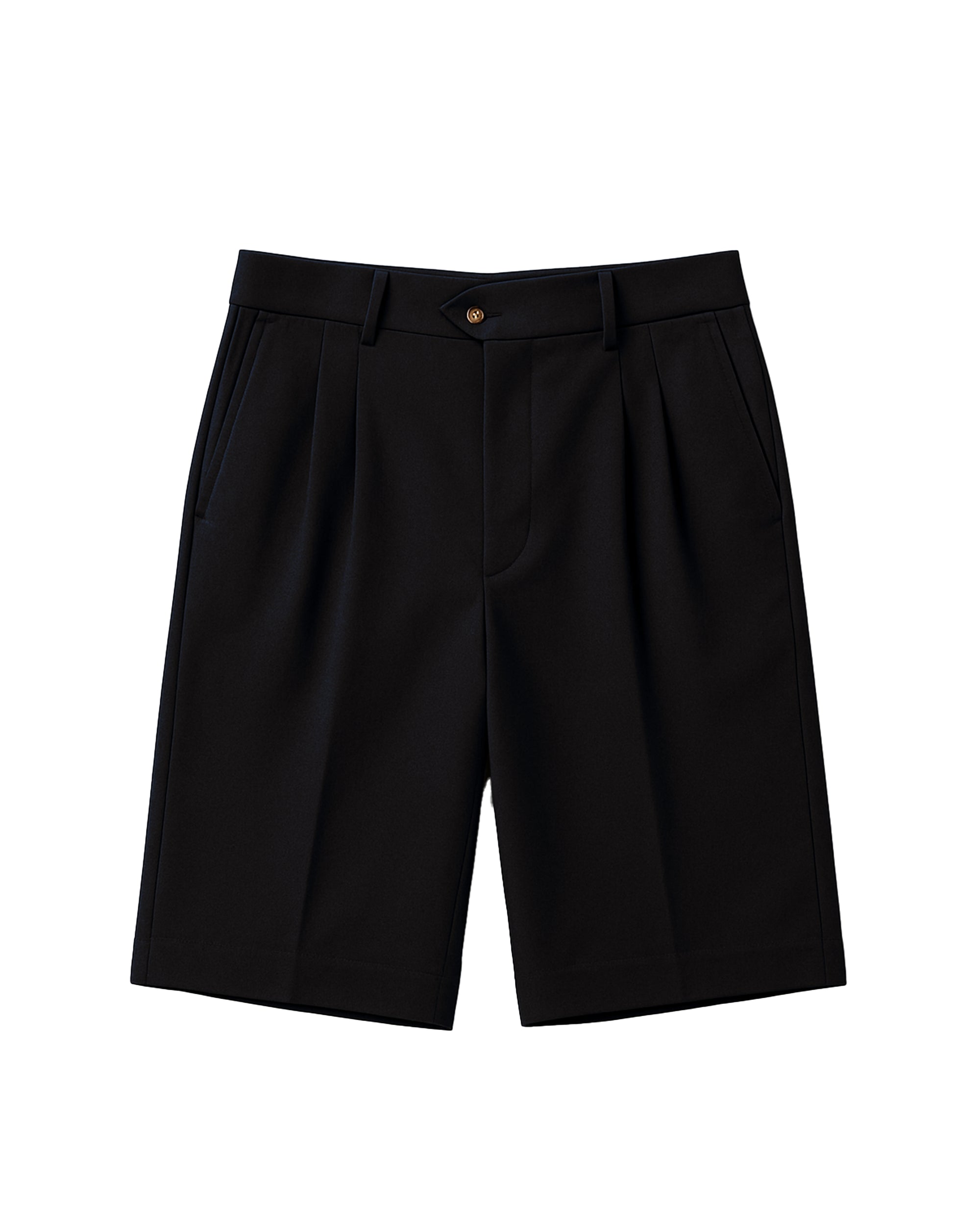 Prohibited Newport Pleated Shorts Black