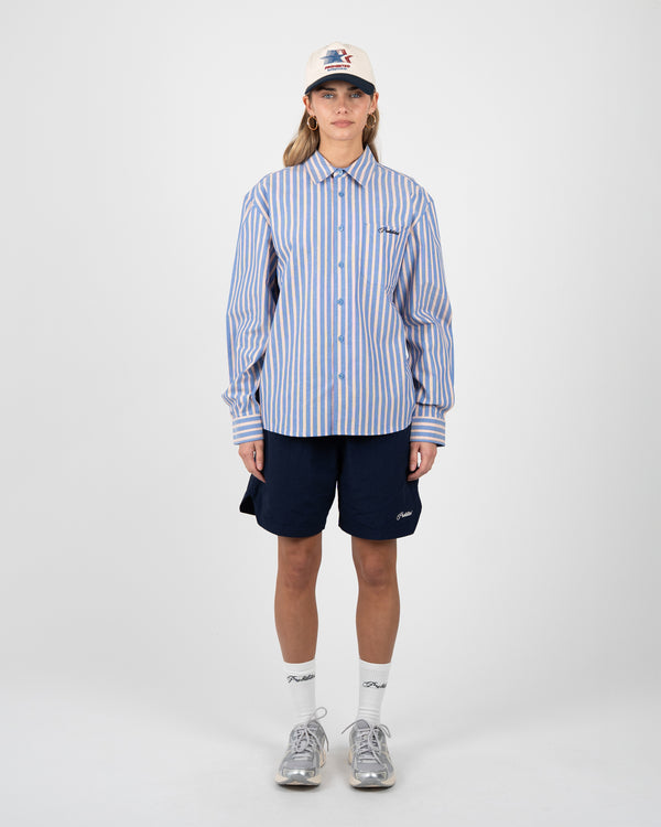 Prohibited Westbury Dress Shirt Blue, Lifestyle View 1, SKU 104 0110 - 0328