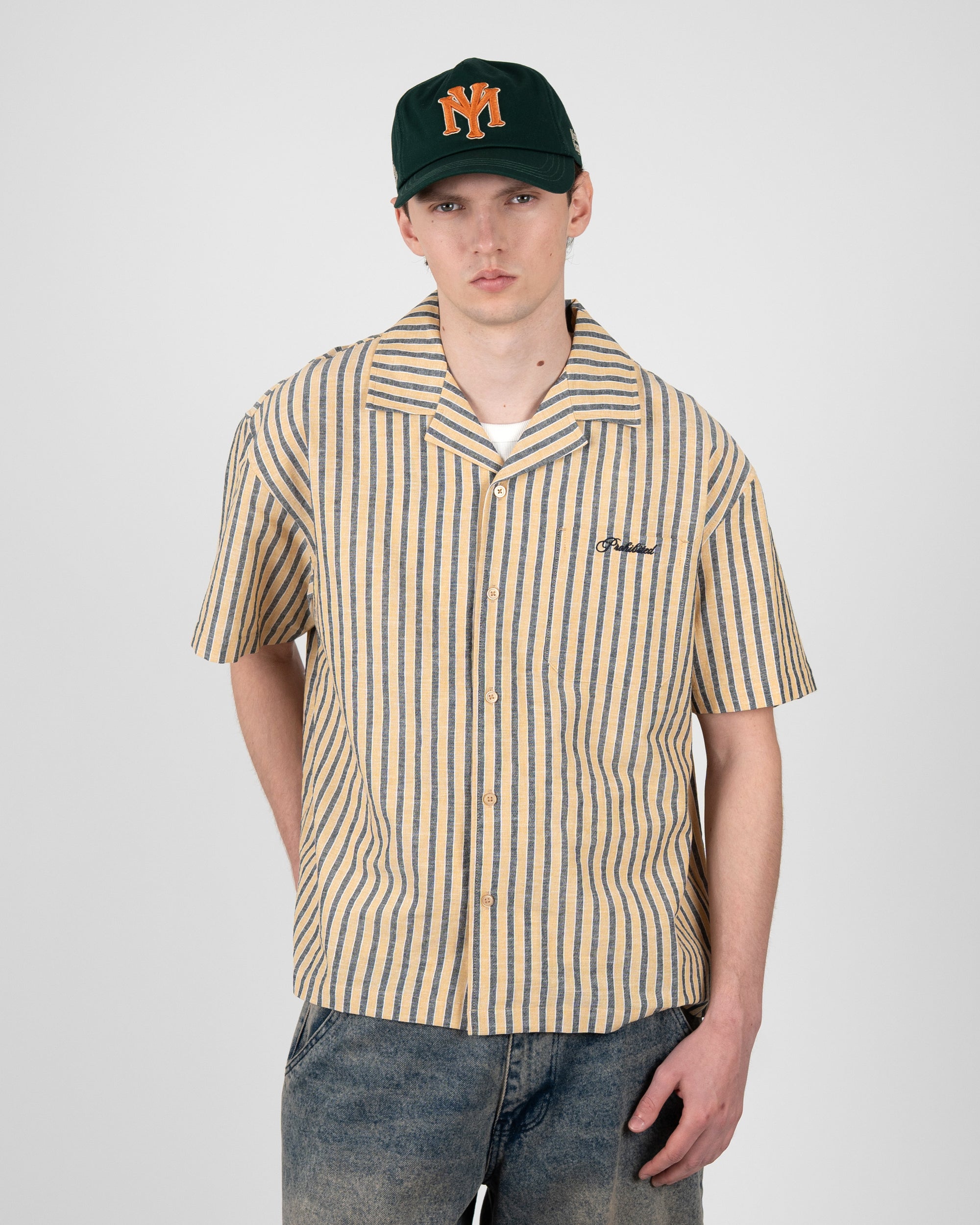 Prohibited Vineyard Breeze Shirt Yellow, Lifestyle View 1, SKU 128 0110 - 0330