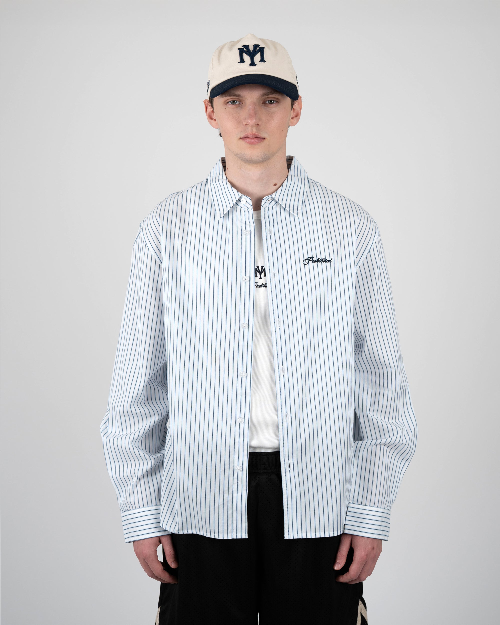 Prohibited Dugout Dress Shirt Light Blue