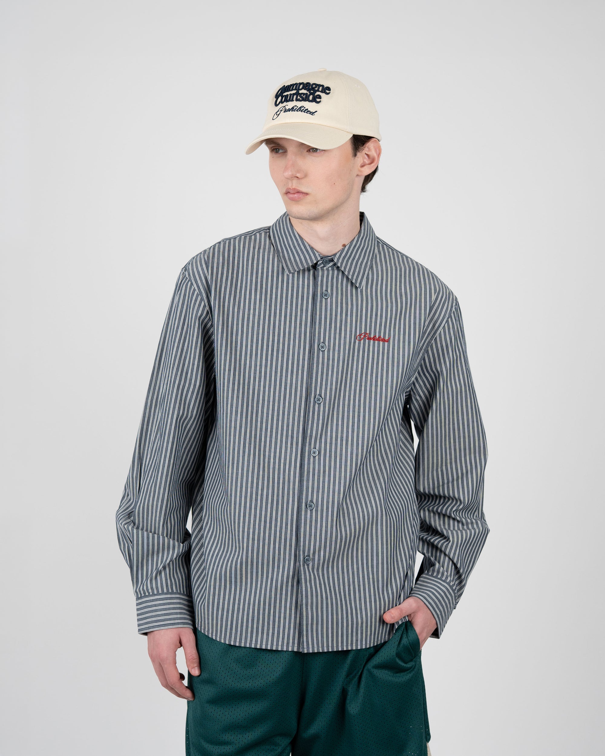 Prohibited Dugout Dress Shirt Dark Blue