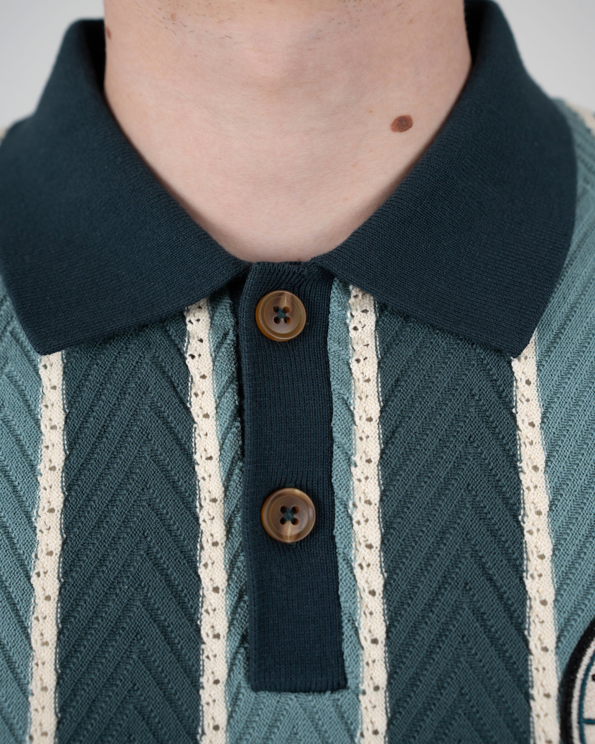 Prohibited Court Knit Polo Green