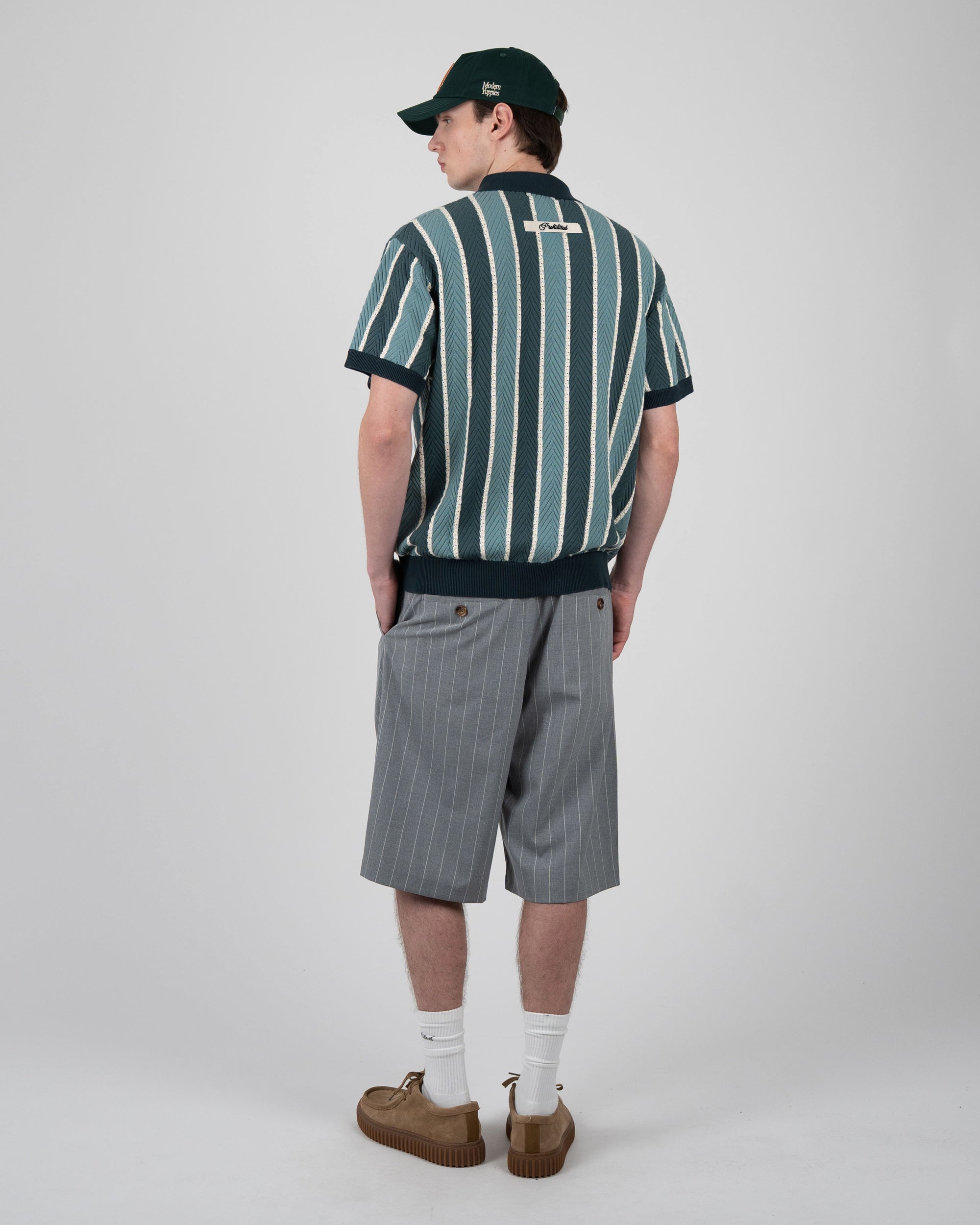 Prohibited Court Knit Polo Green
