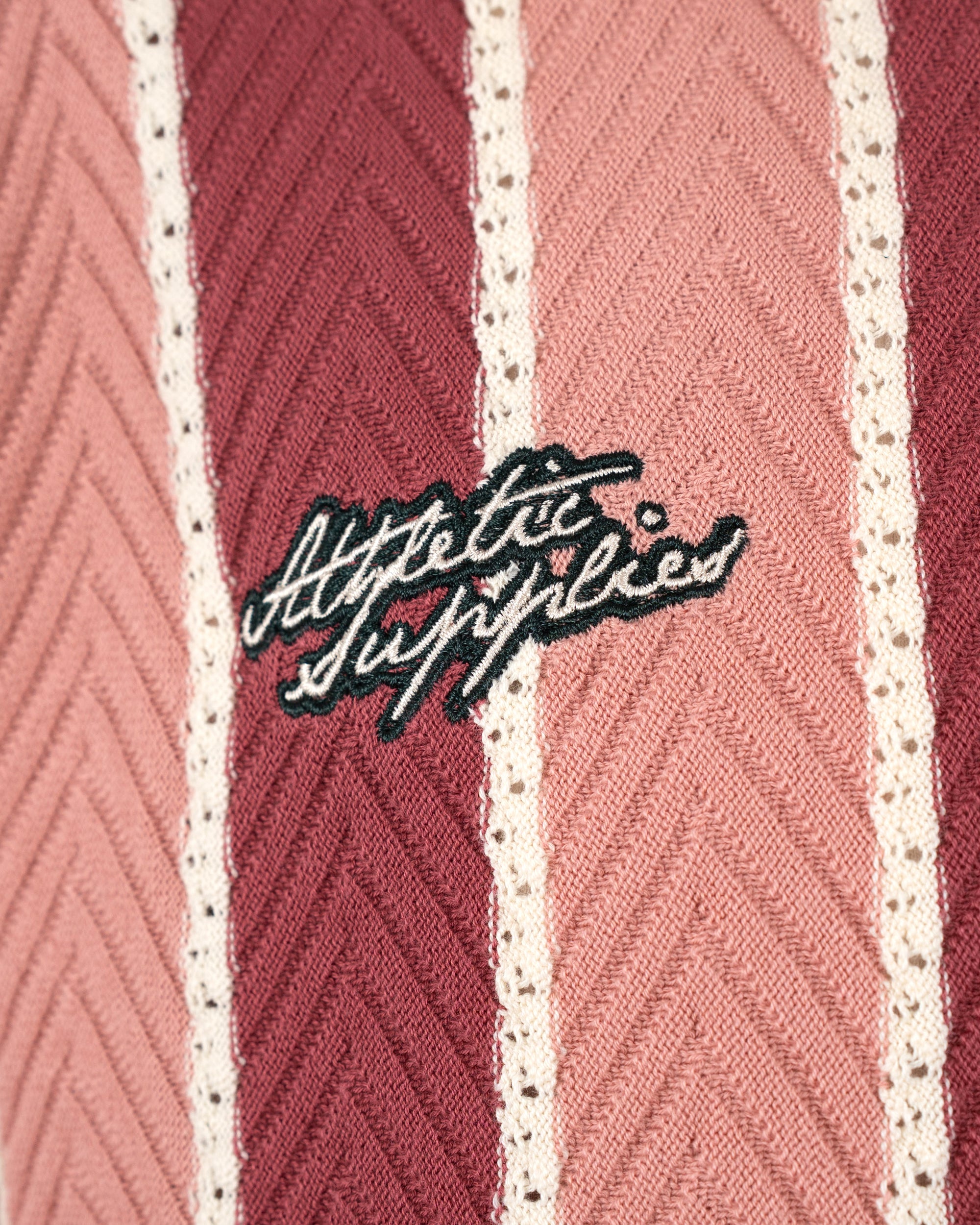 Prohibited Court Knit Polo Red