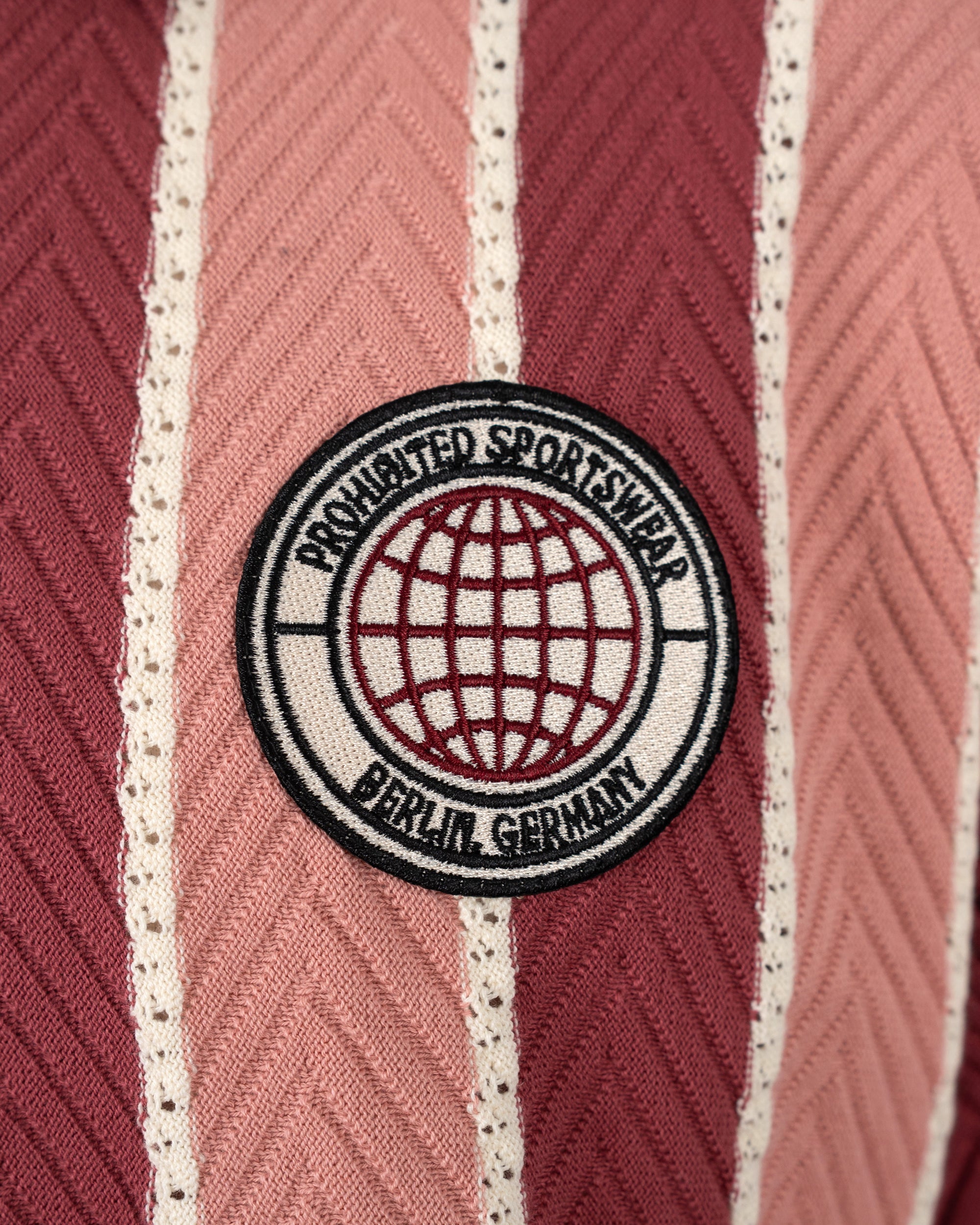 Prohibited Court Knit Polo Red