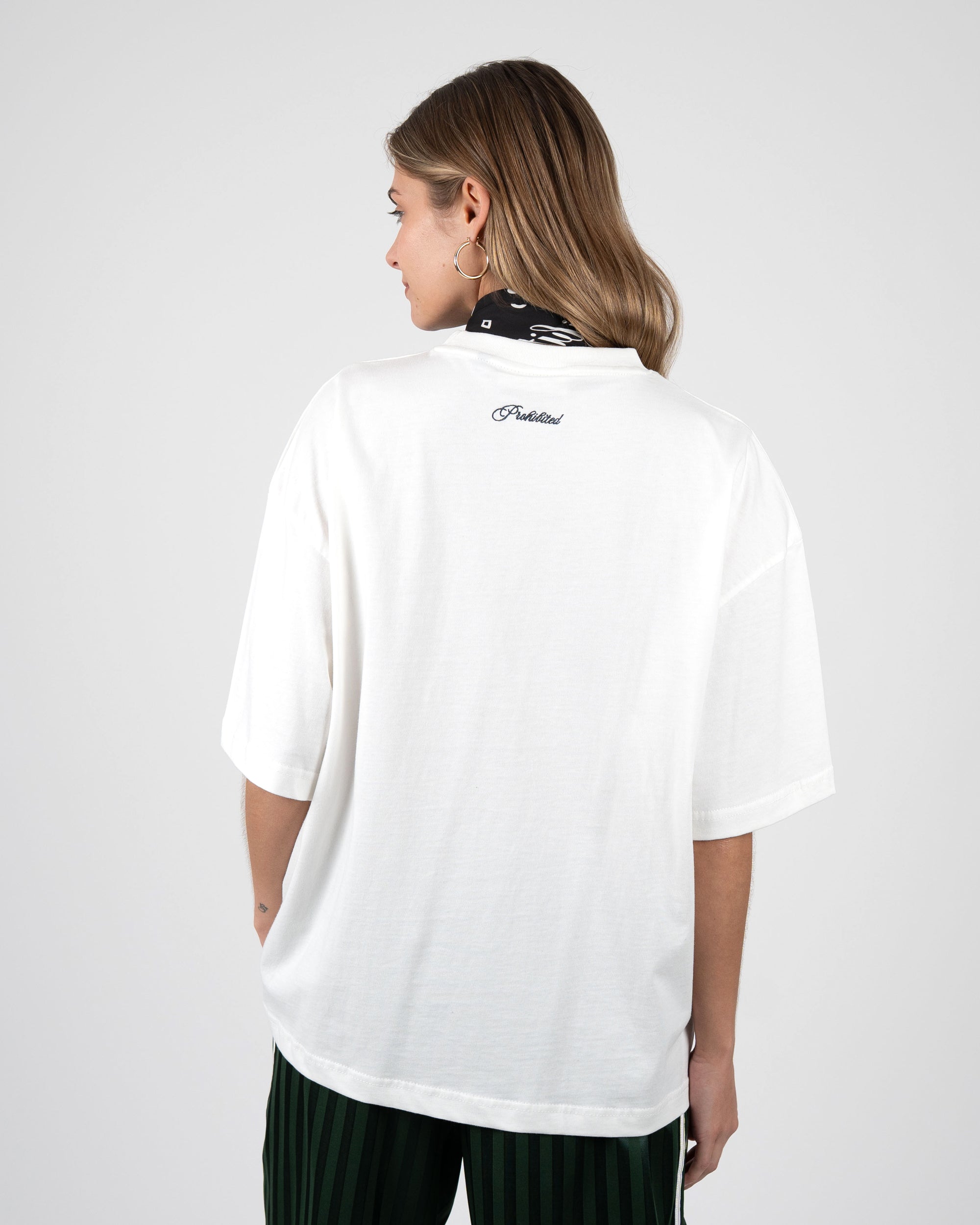Prohibited Champagne Courtside Tee Off-White