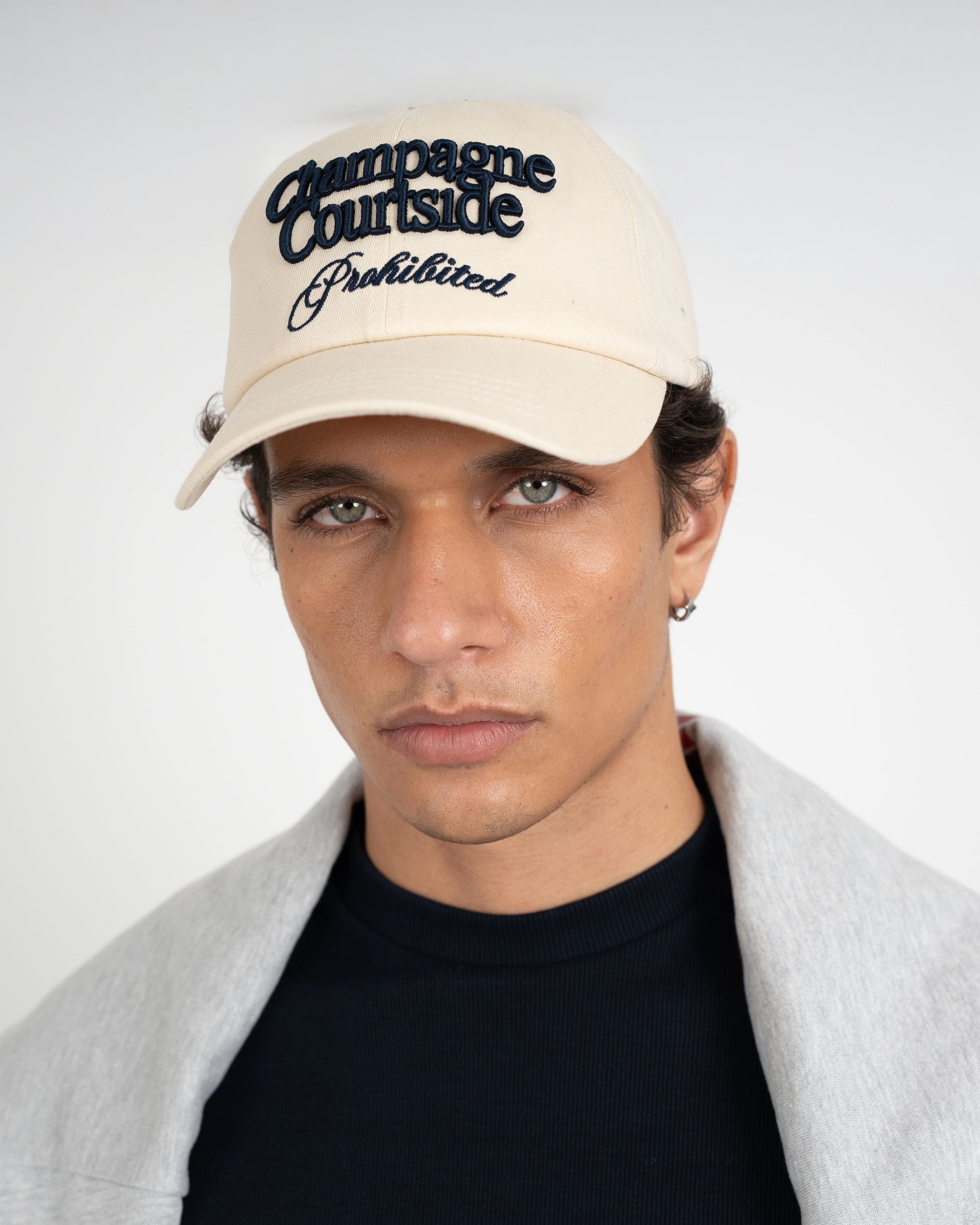 Prohibited Champagne Courtside Cap Cream