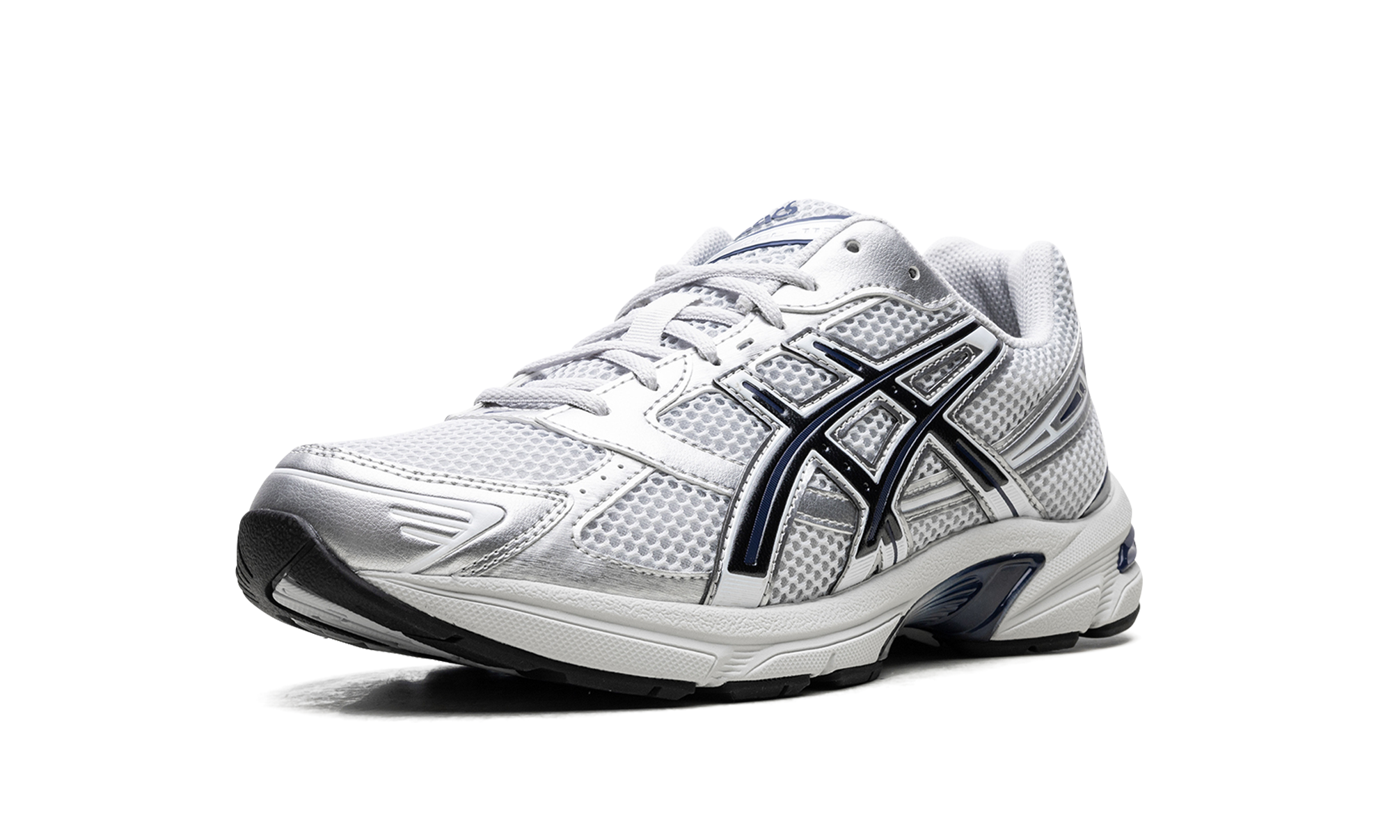 asics gel 1130 glacier grey black+1203A686-020+left diagnol single view