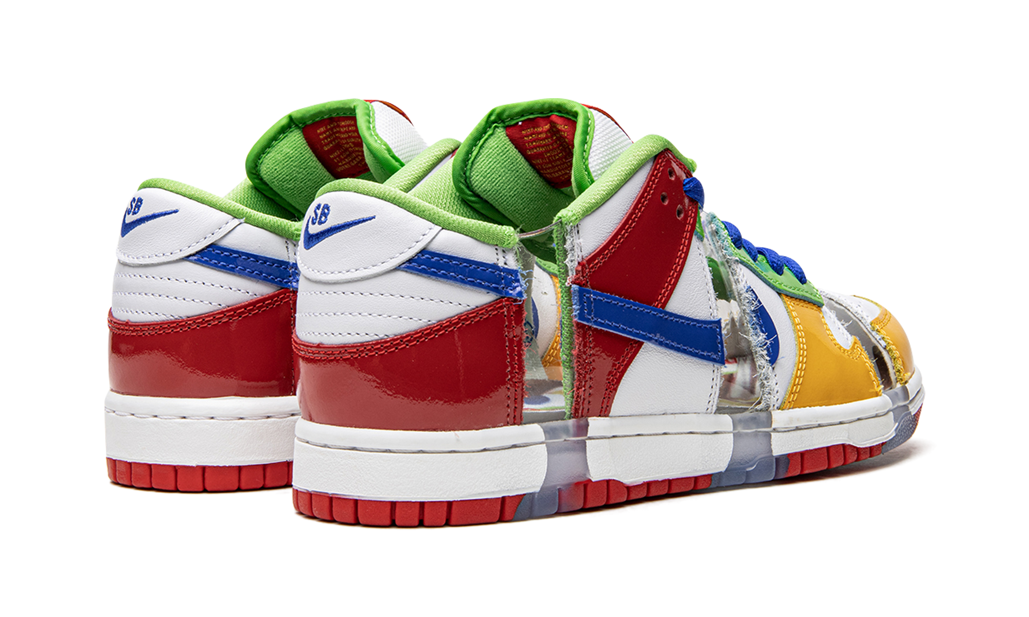 nike sb dunk low sandy bodecker+FD8777-100+diagnol right behind view