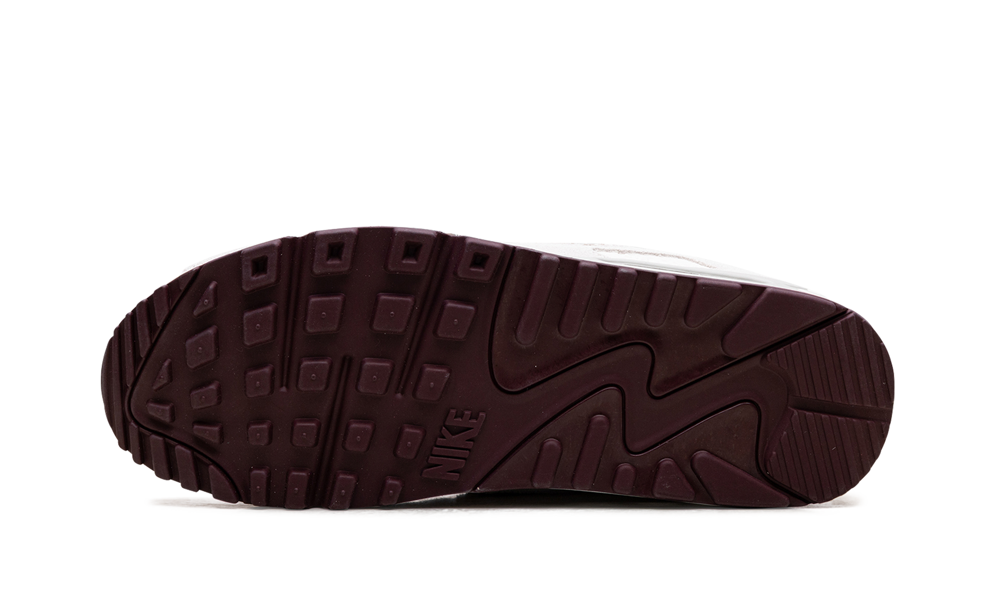 nike air max 90 sail burgundy crush+HQ1712-001+bottom view
