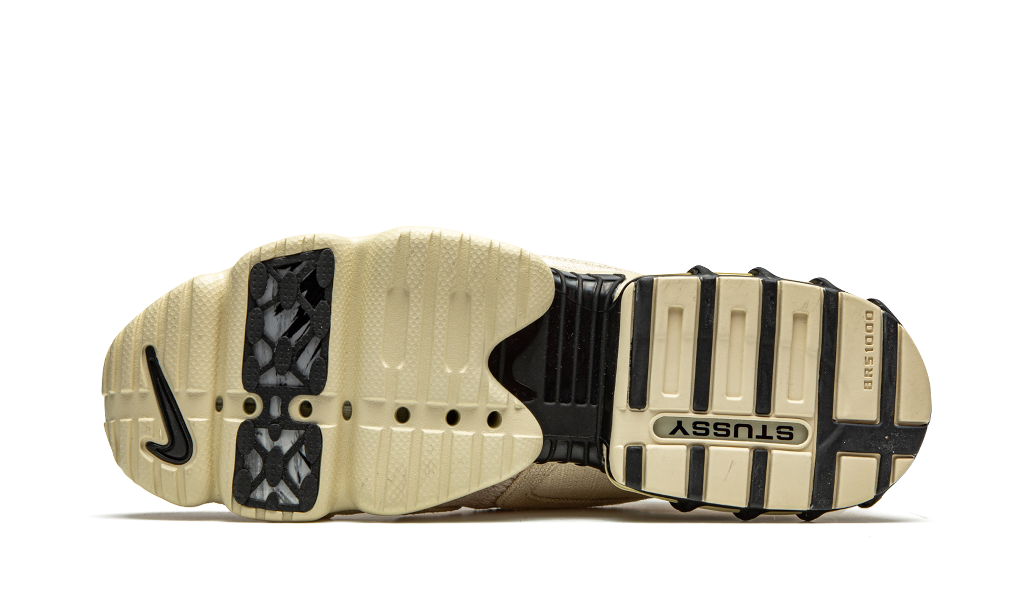 nike air zoom spiridon cage 2 stussy fossil+CQ5486-200+bottom view