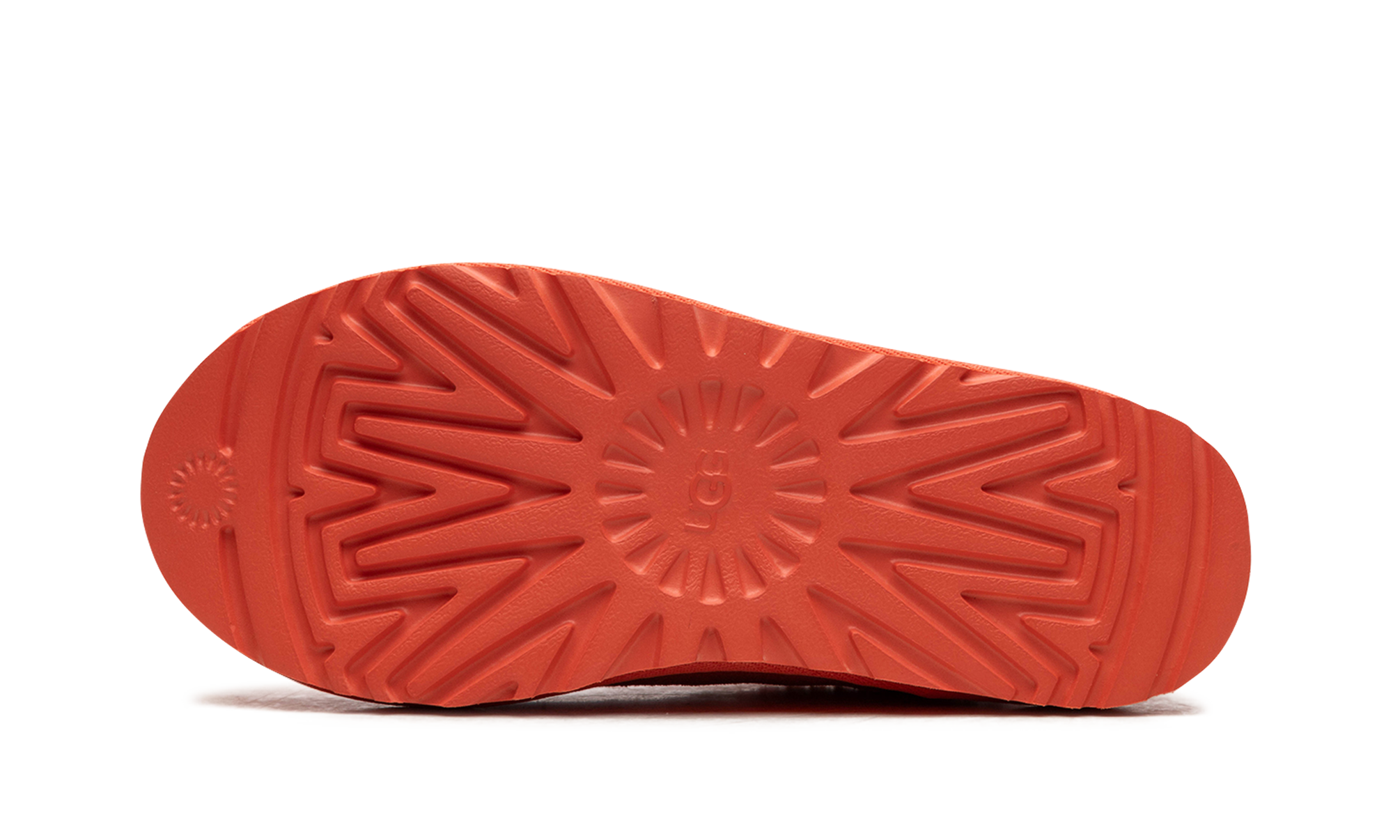 ugg tazz slipper vibrant coral women s+5955-VCRL+bottom view