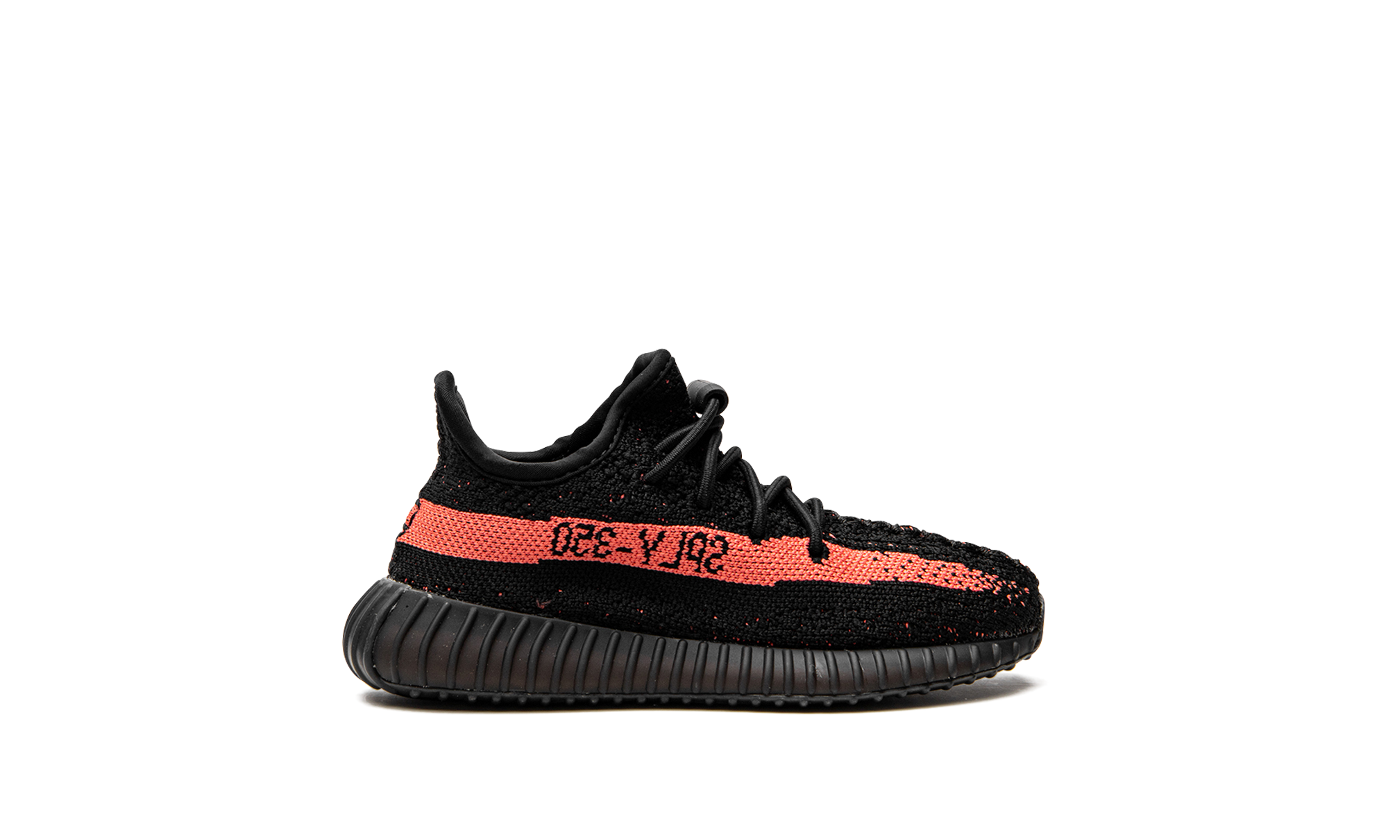 adidas yeezy boost 350 v2 core black red infants+HP6587+right view