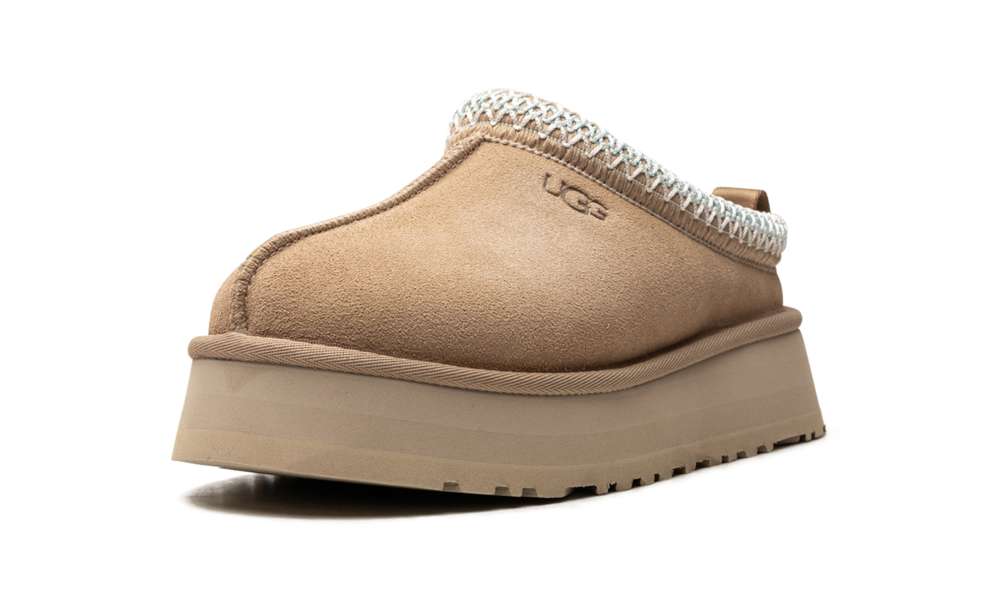ugg tazz slipper sand women s+1122553-SAN+left diagnol single view