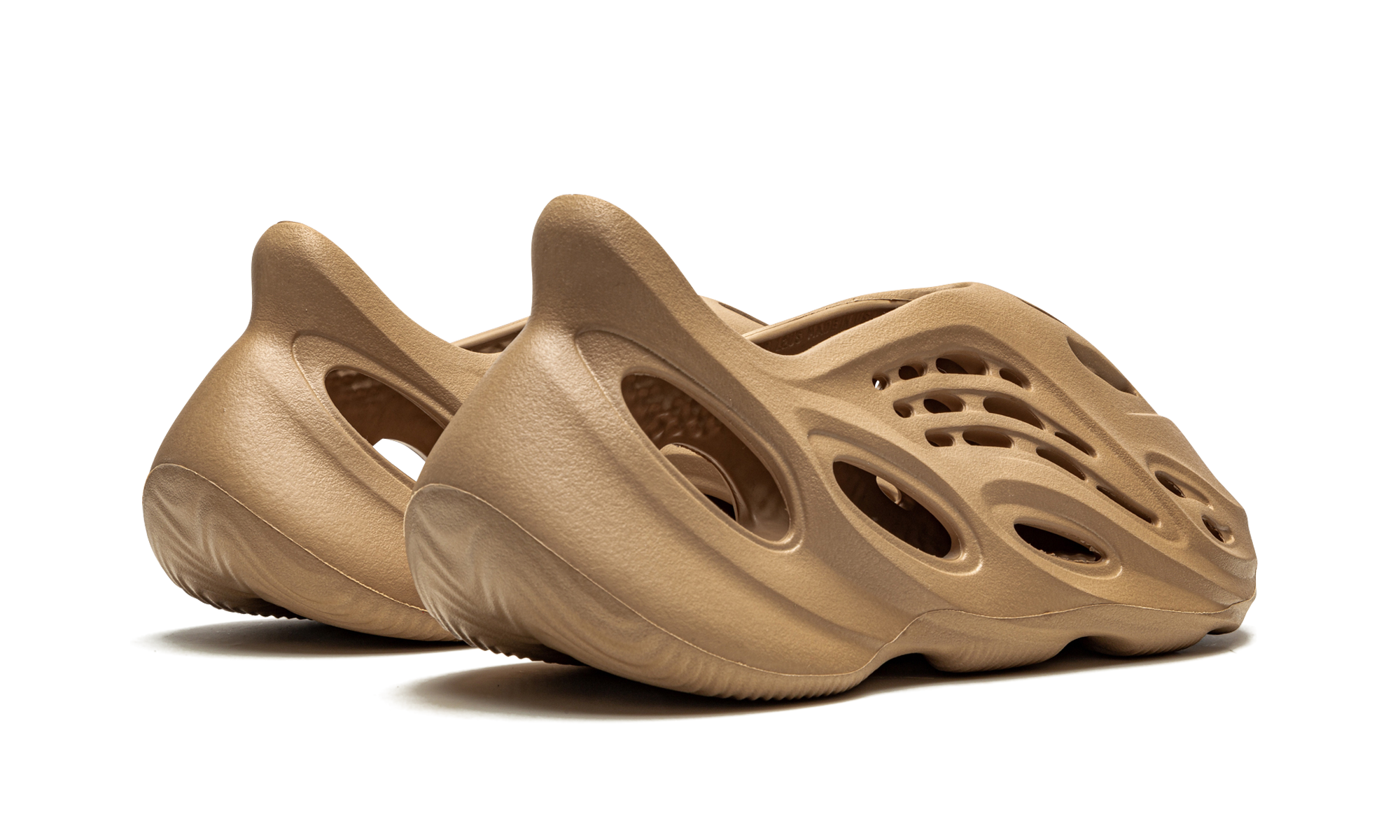 adidas yeezy foam rnnr ochre+GW3354+diagnol right behind view