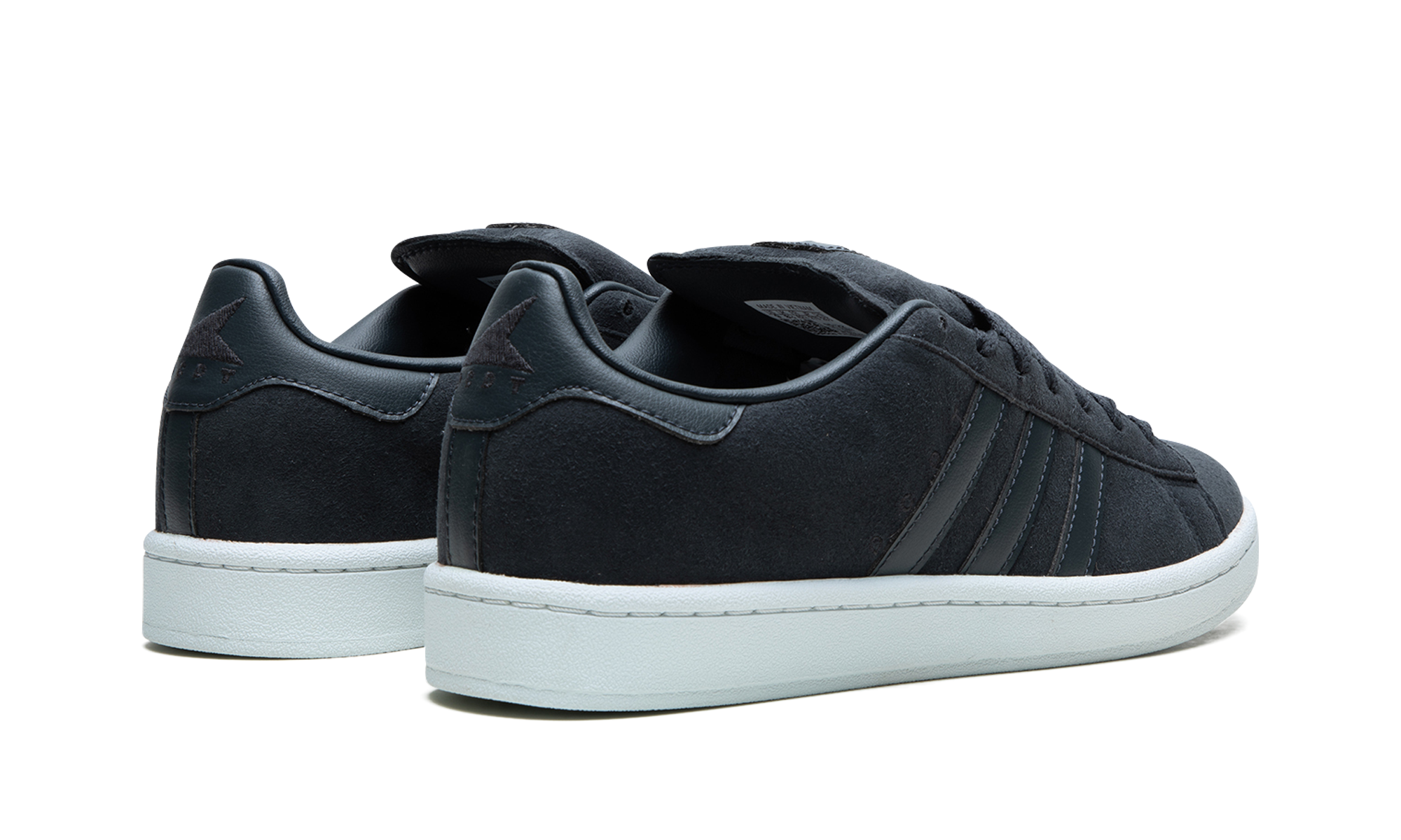 adidas campus descendant night grey+HQ8875+diagnol right behind view