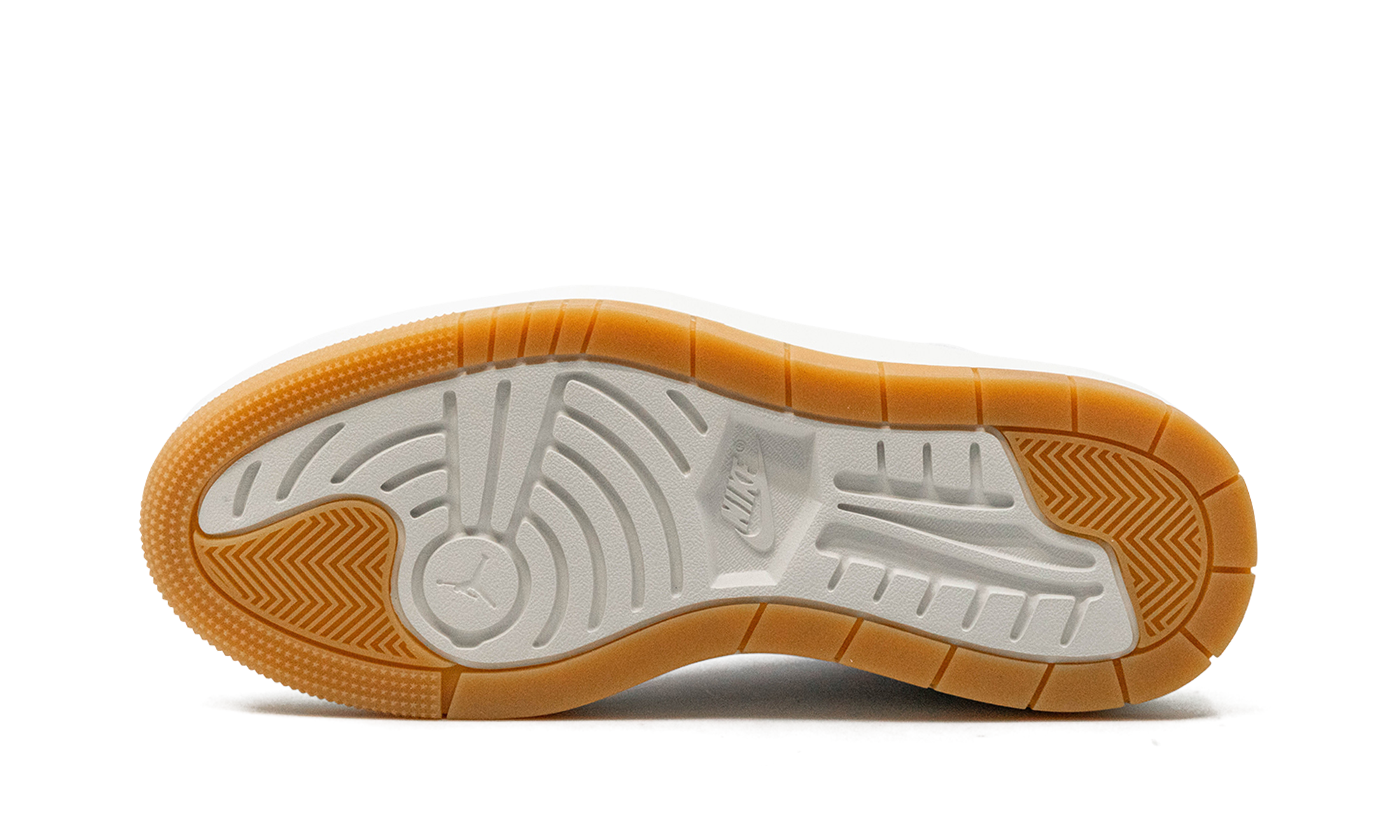 jordan 1 elevate high se white gum women s+FB9894-100+bottom view