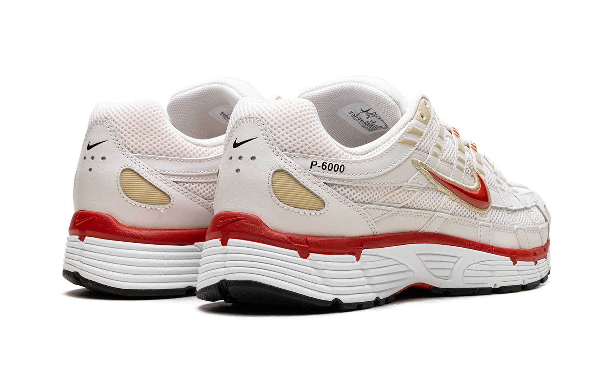 nike p 6000 phantom dragon red+CD6404-015+diagnol right behind view