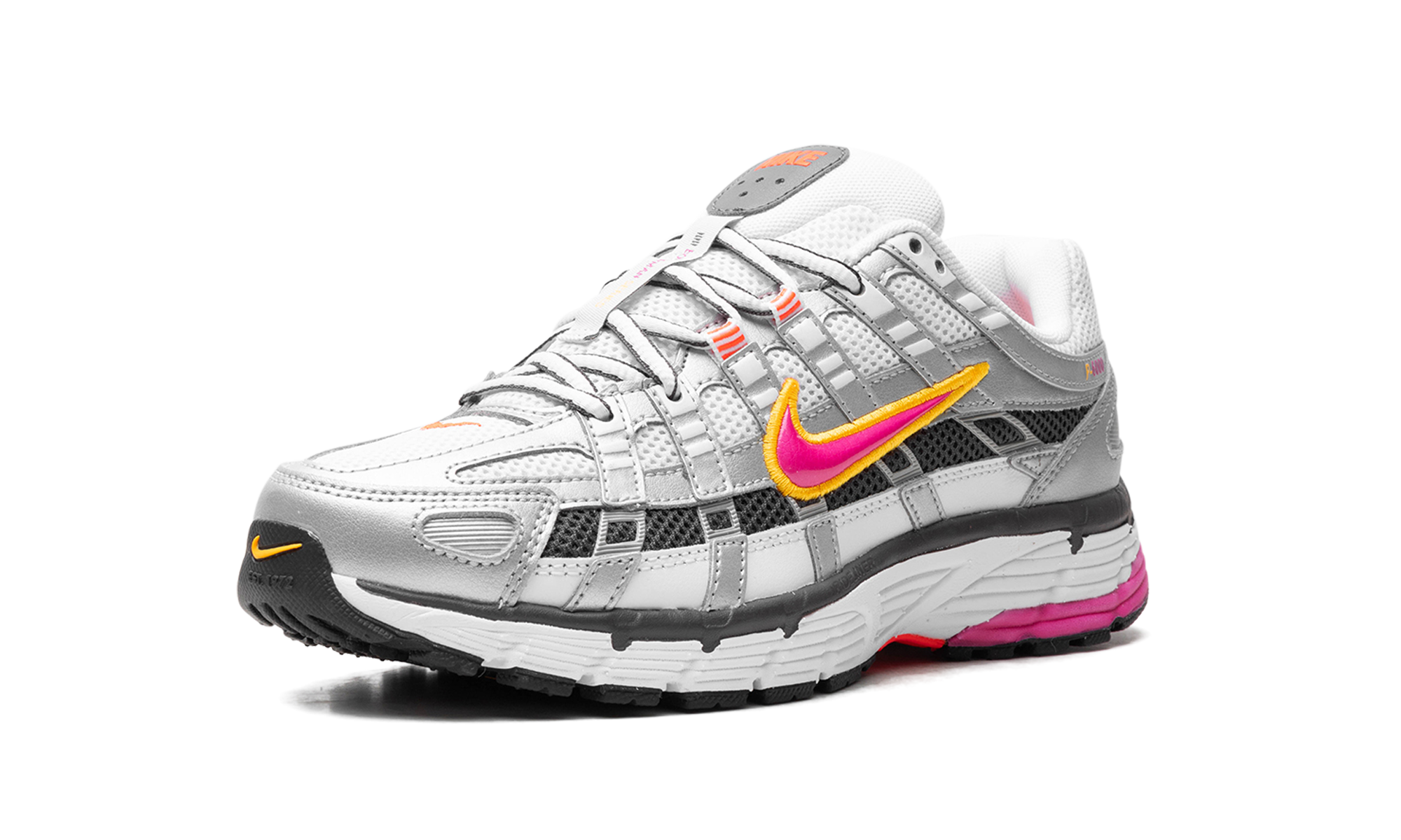 nike p 6000 laser fuchsia women s+BV1021-100+left diagnol single view