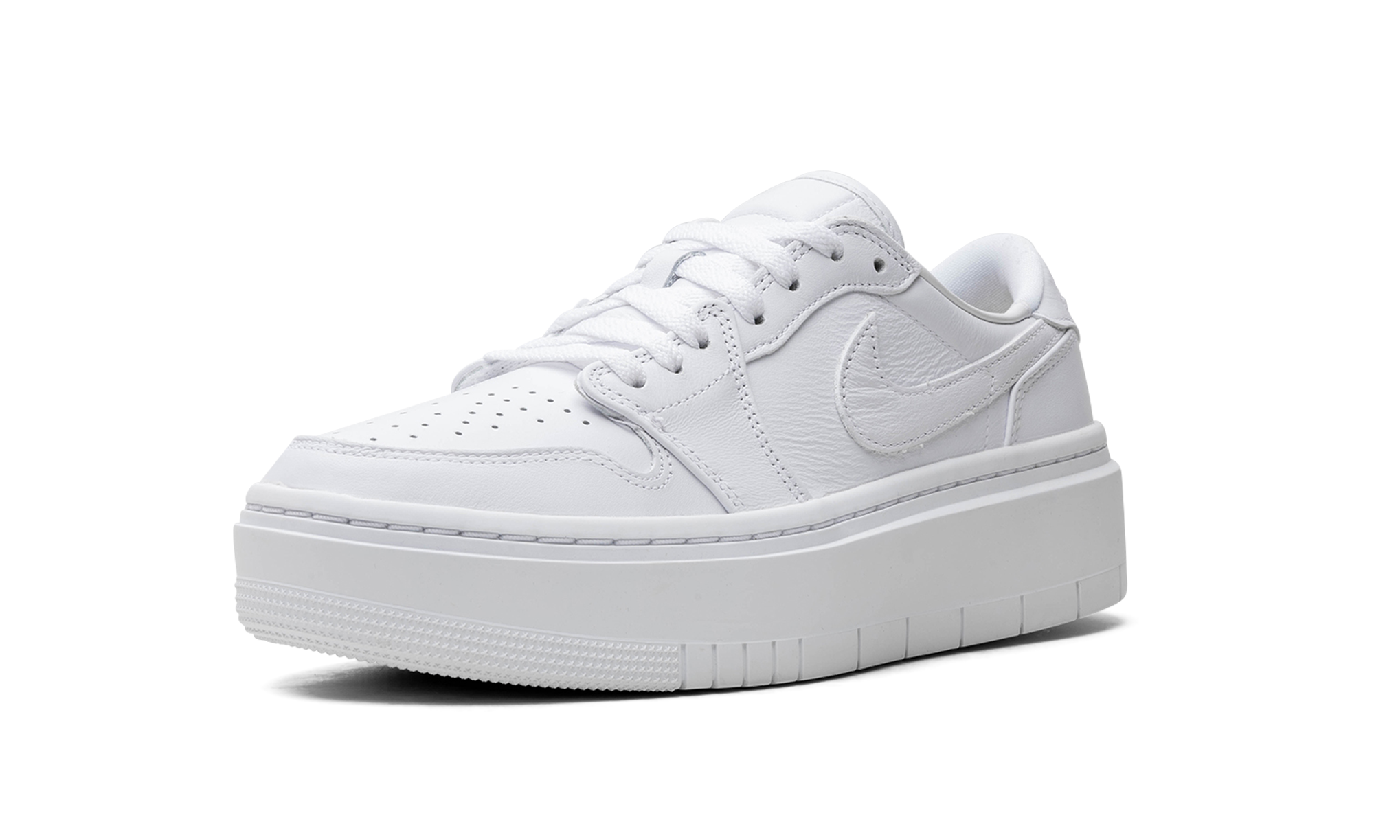 jordan 1 elevate low triple white women s+DH7004-111+left diagnol single view
