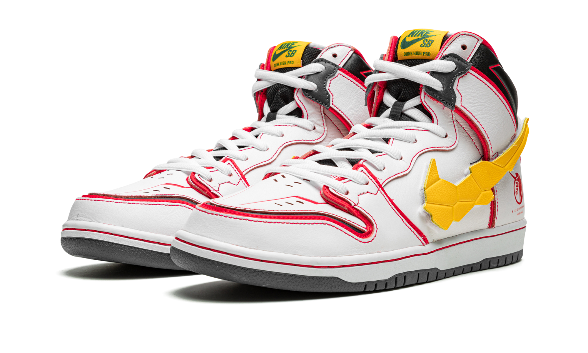 nike sb dunk high rx 0 unicorn gundam+DH7717-100+diagnol left view