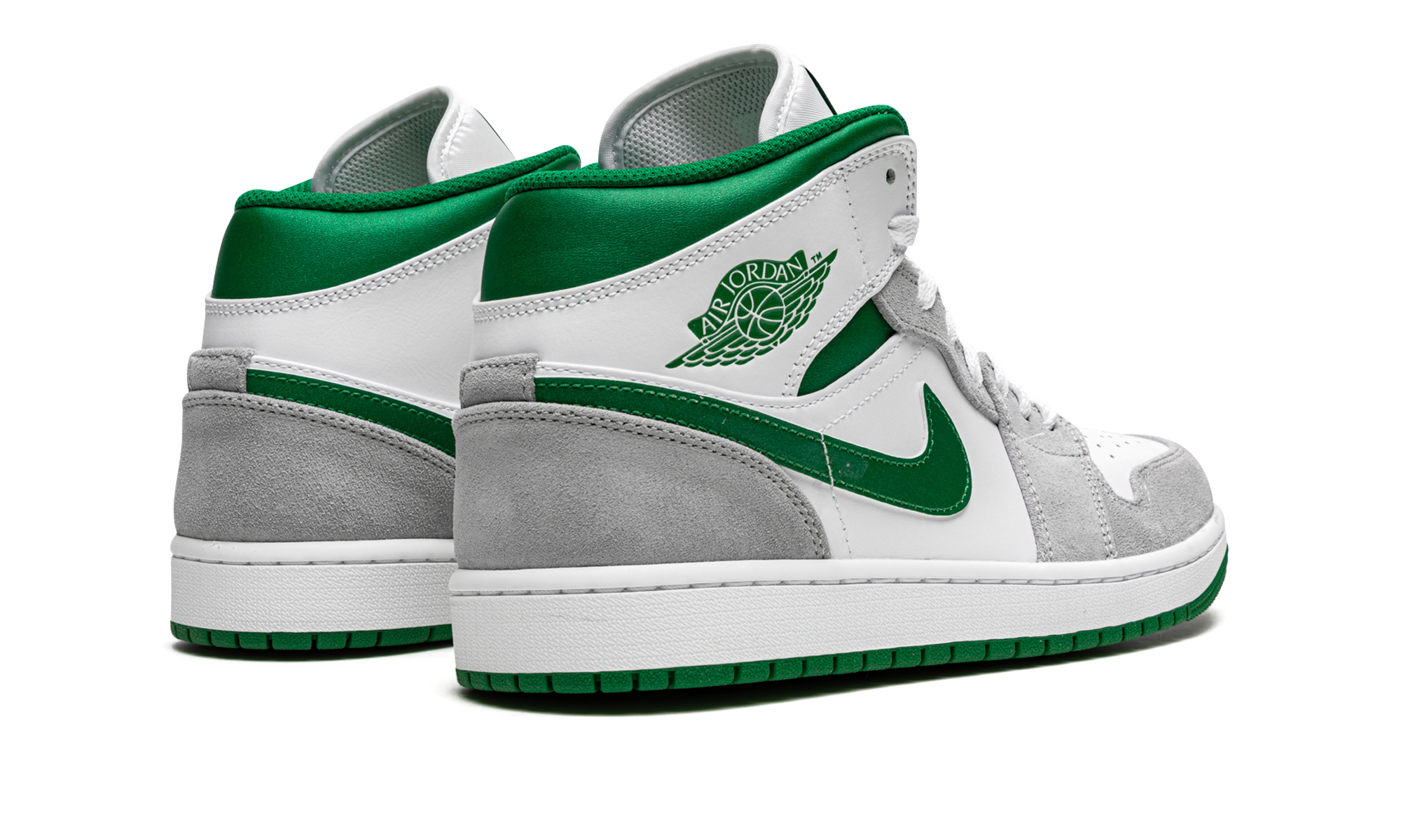 jordan 1 mid se grey green+DC7294-103+diagnol right behind view