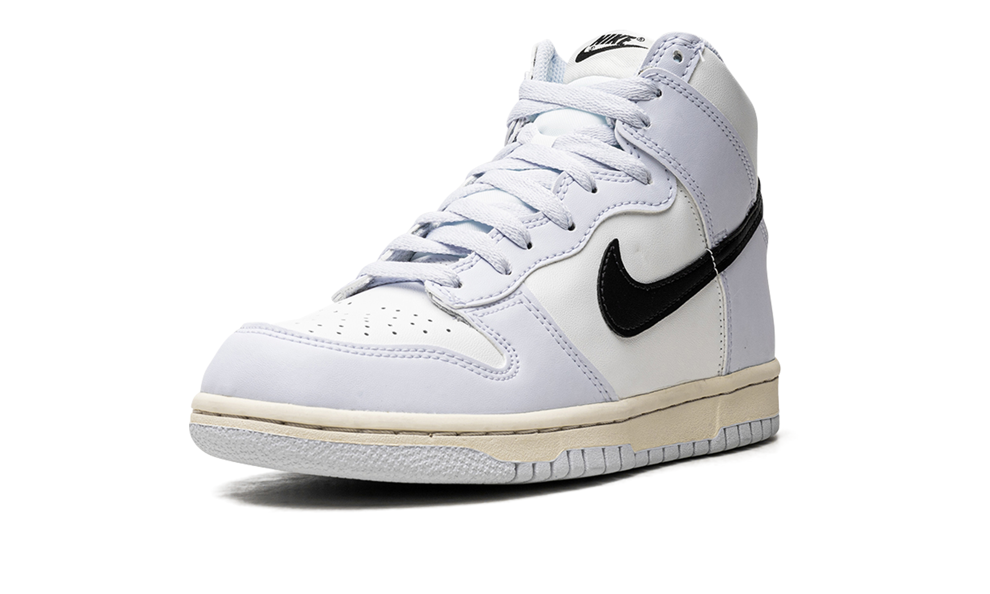 nike dunk high aluminum gs+DB2179-110+left diagnol single view