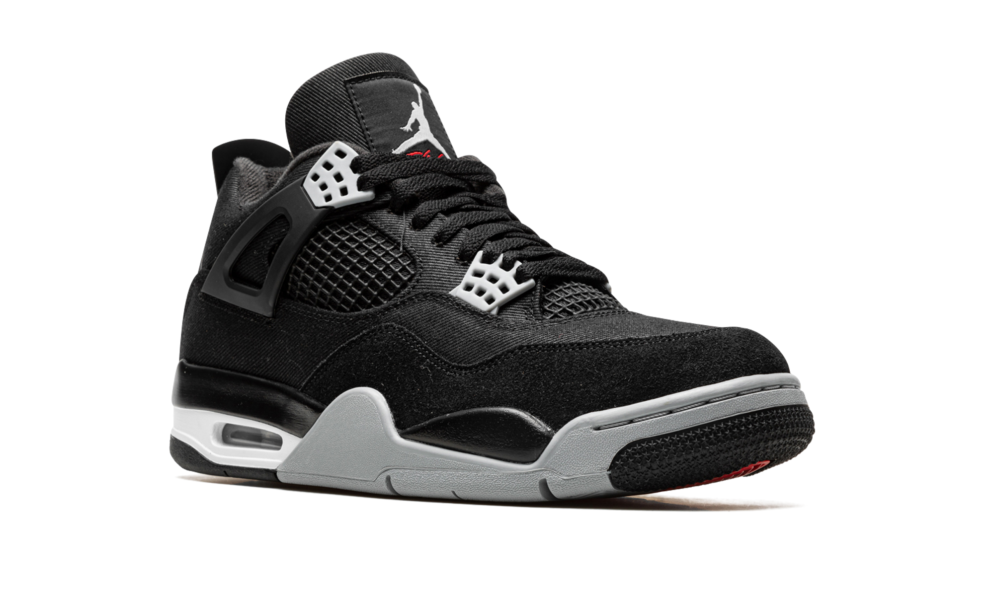 jordan 4 retro se black canvas+DH7138-006+diagnol right view