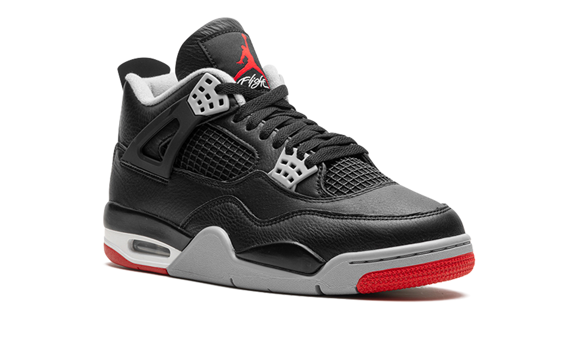 jordan 4 retro bred reimagined+FV5029-006+diagnol right view