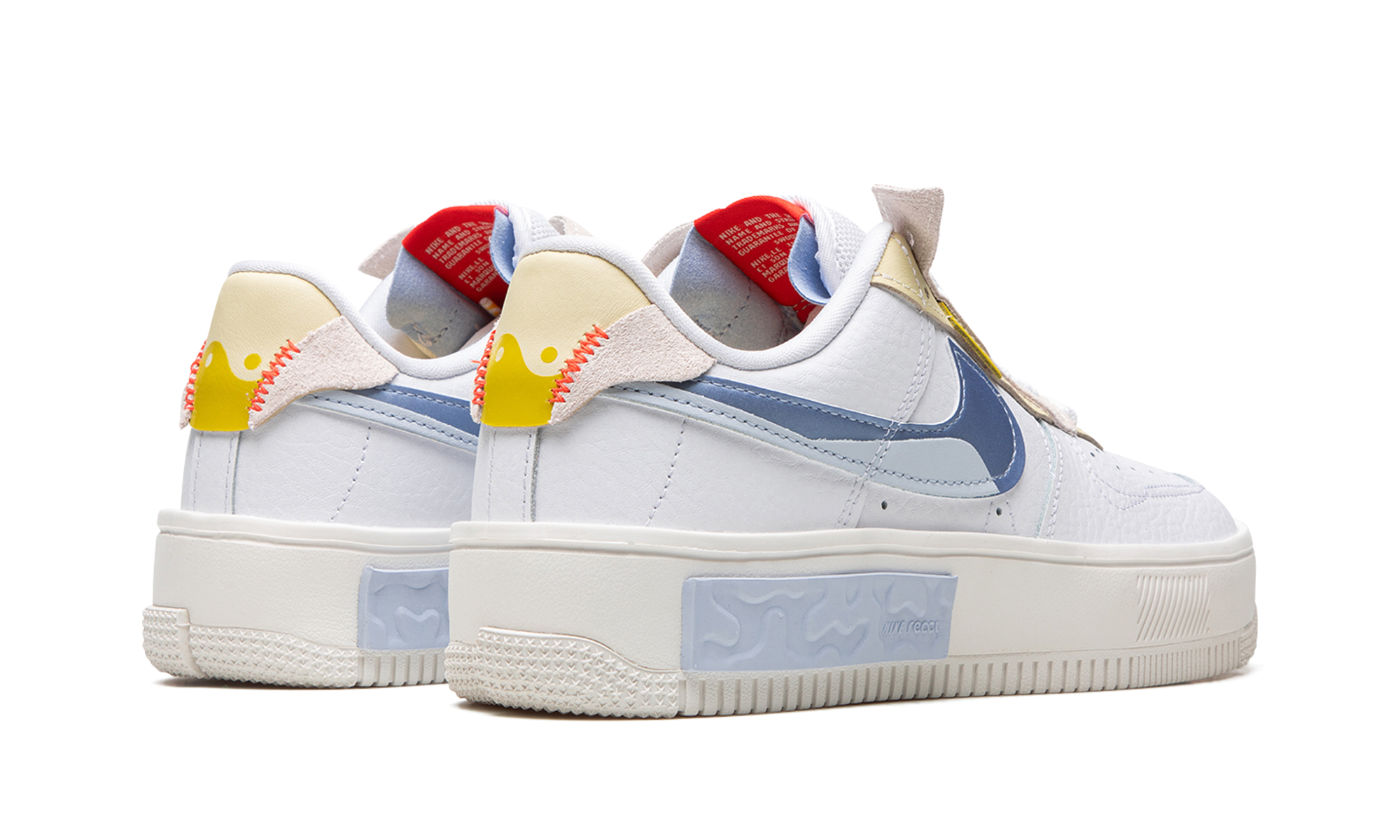 nike air force 1 fontanka set to rise women s+DV2175-100+diagnol right behind view
