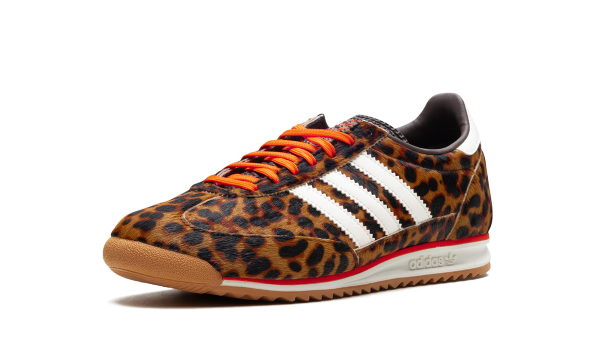 adidas sl 72 og leopard print womens+JI0189+left diagnol single view