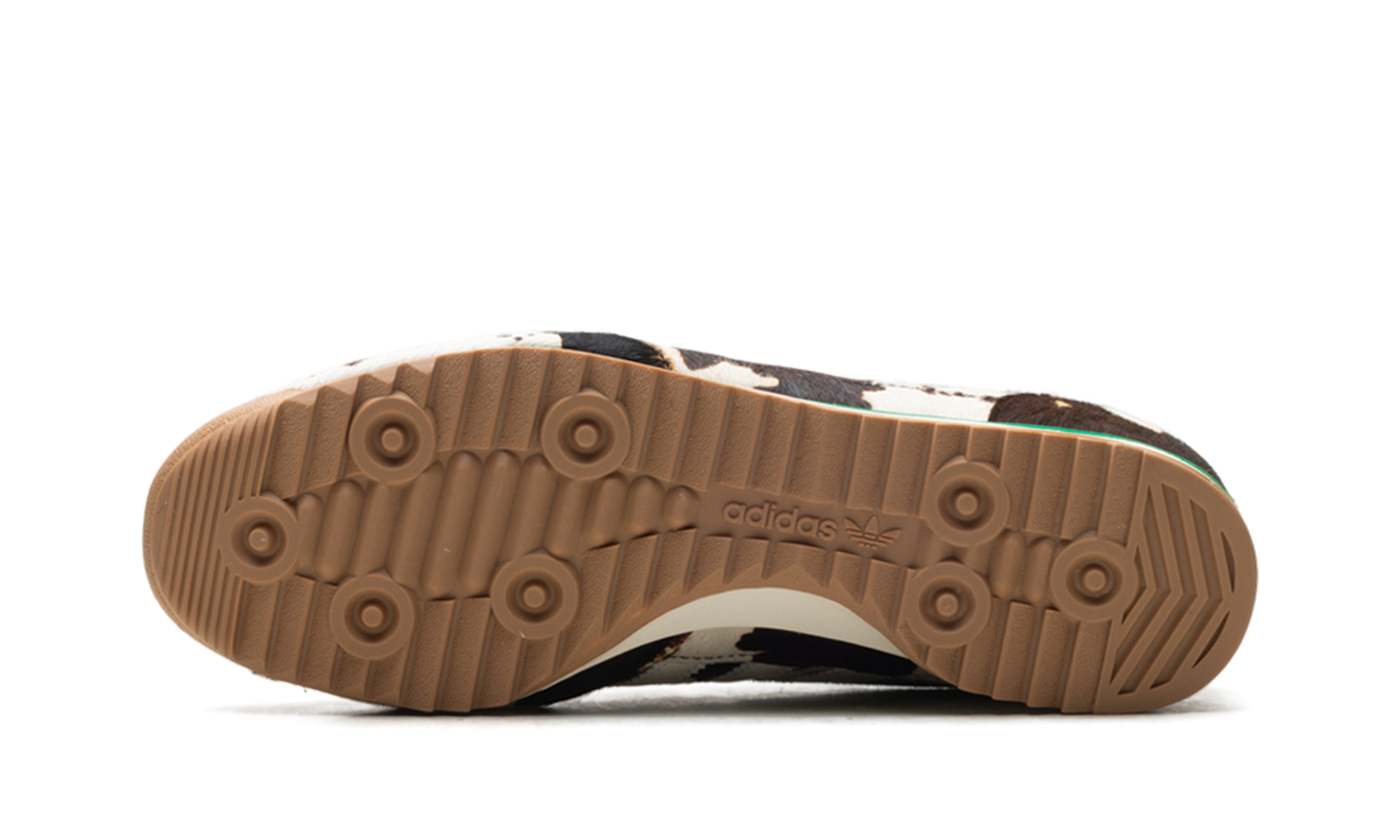 adidas sl 72 og cow print black white women s+JR1639+bottom view