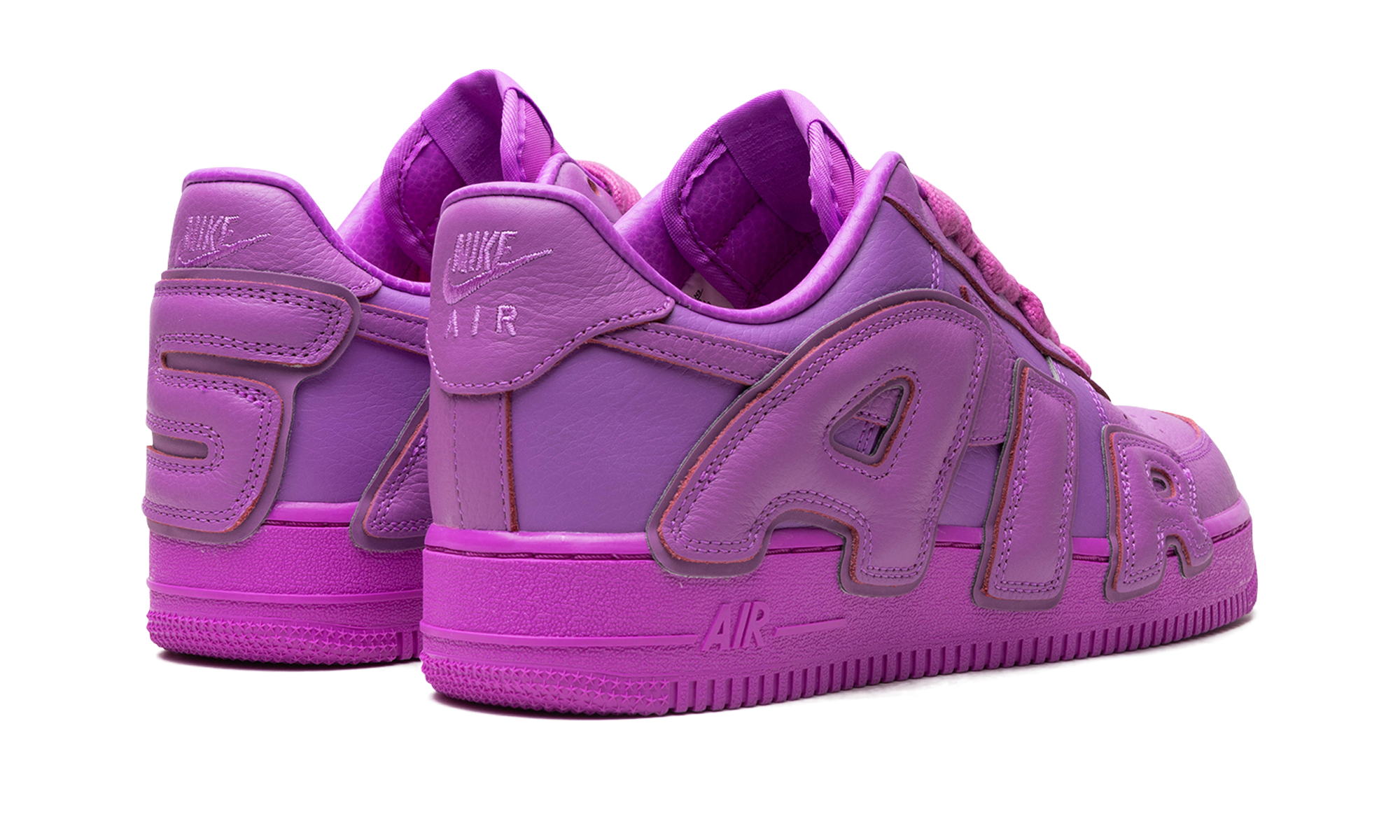 nike air force 1 low cactus plant flea market fuchsia dream+FQ7069-500+diagnol right behind view