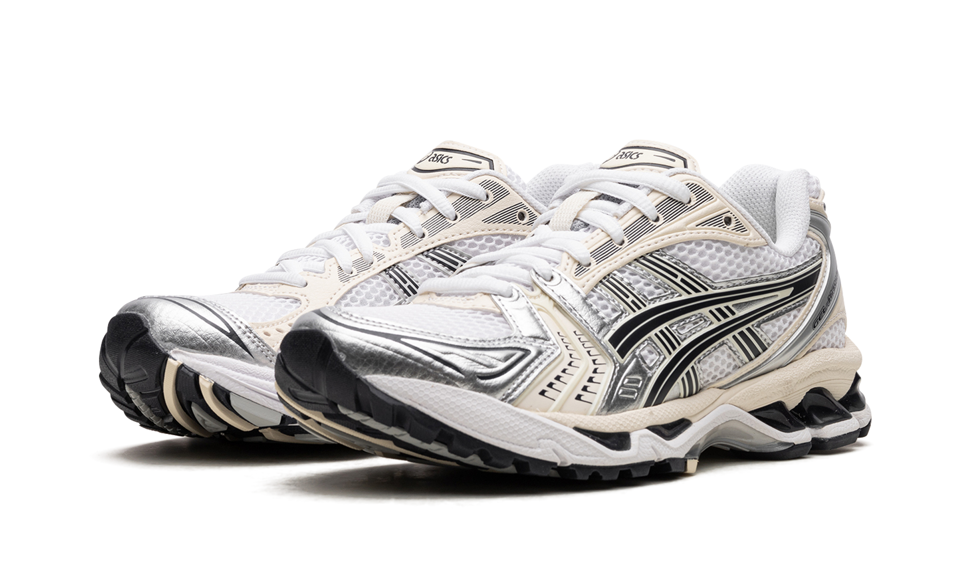 asics gel kayano 14 white midnight women s+1202A056-109+diagnol left view
