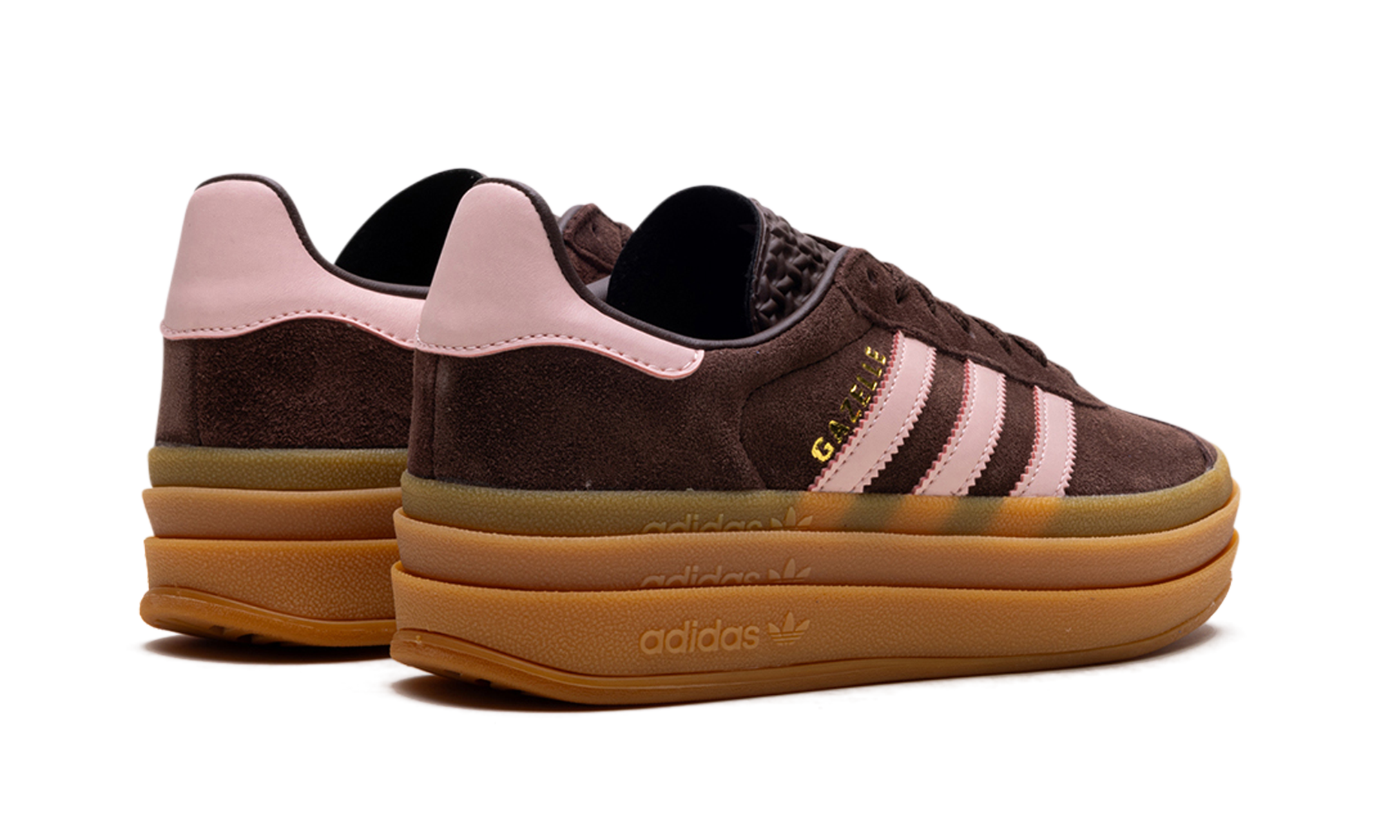 adidas gazelle bold icey pink auburn women s+JI0326+diagnol right behind view
