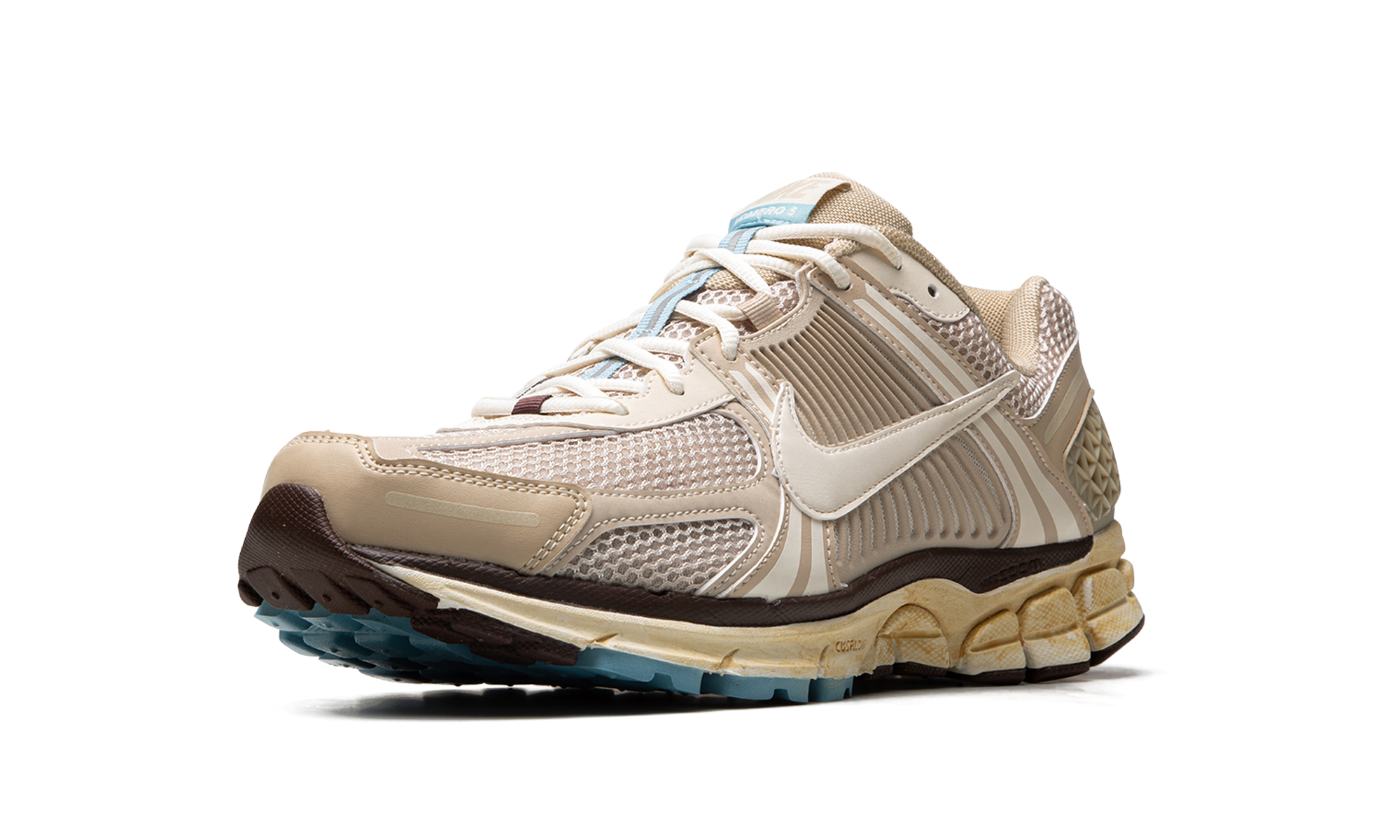nike zoom vomero 5 oatmeal women s+FB8825-111+left diagnol single view