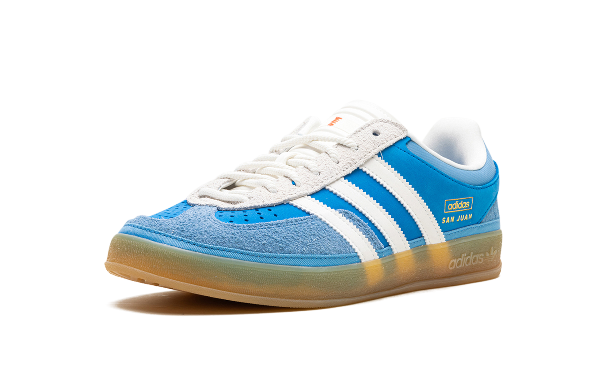 adidas gazelle indoor bad bunny san juan+IF9734+left diagnol single view