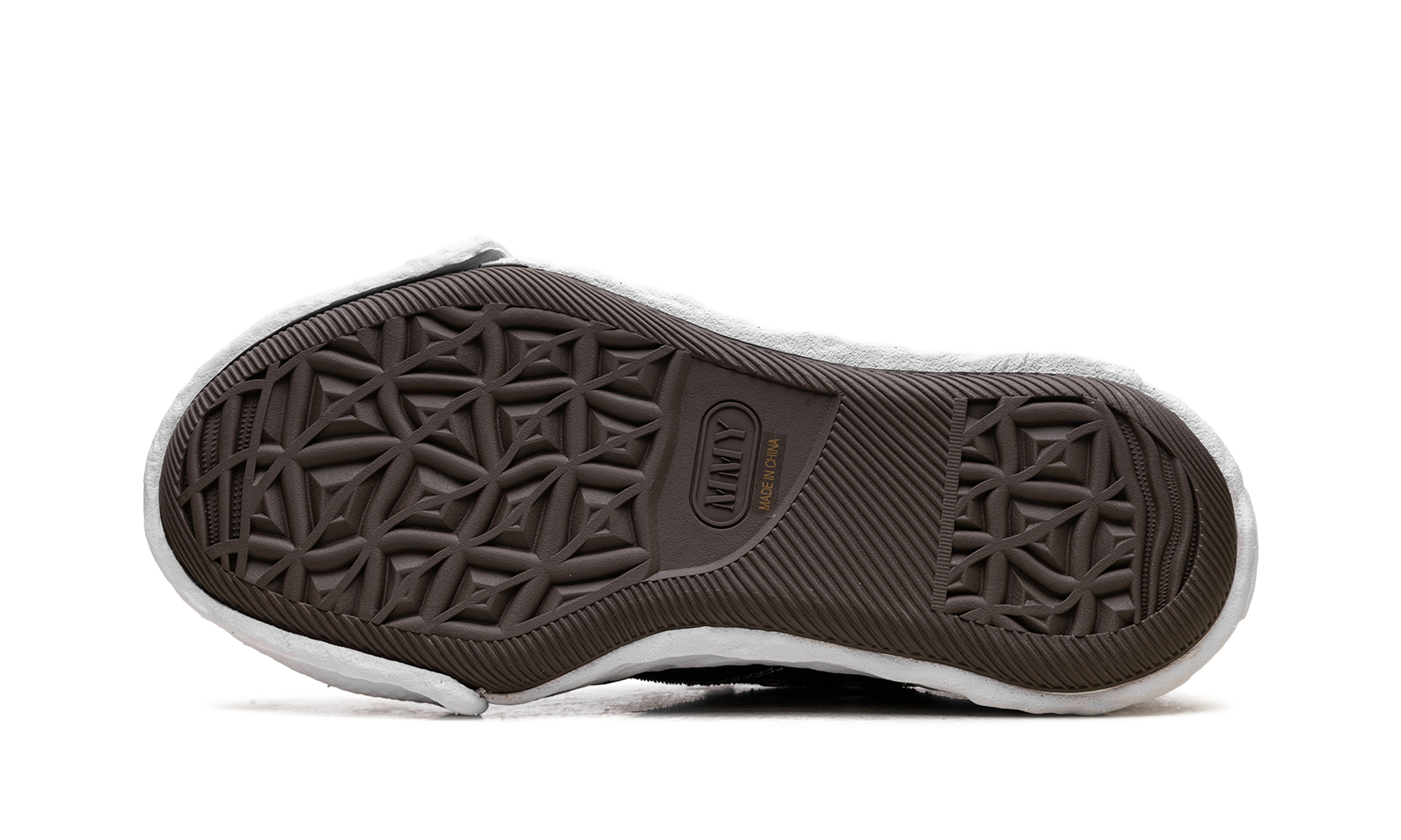 maison mihara yasuhiro peterson 23 og sole canvas low black+A11FW702-BLK+bottom view