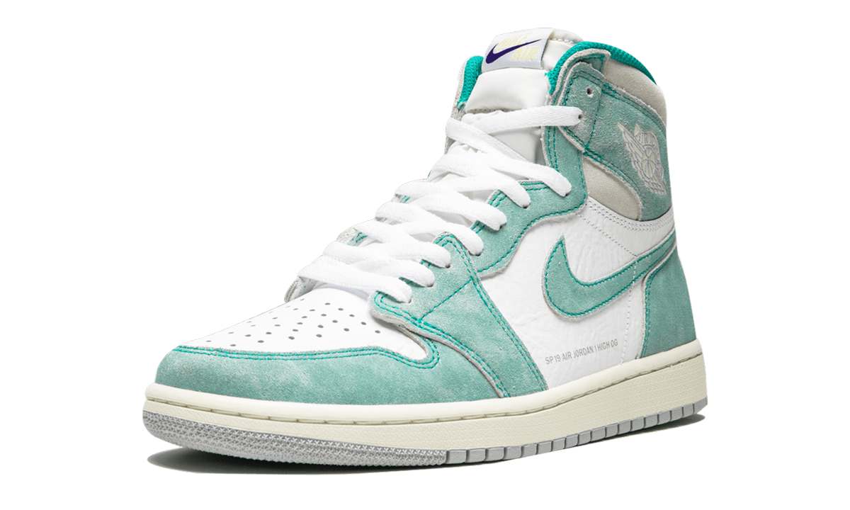 jordan 1 retro high turbo green+555088-311+left diagnol single view