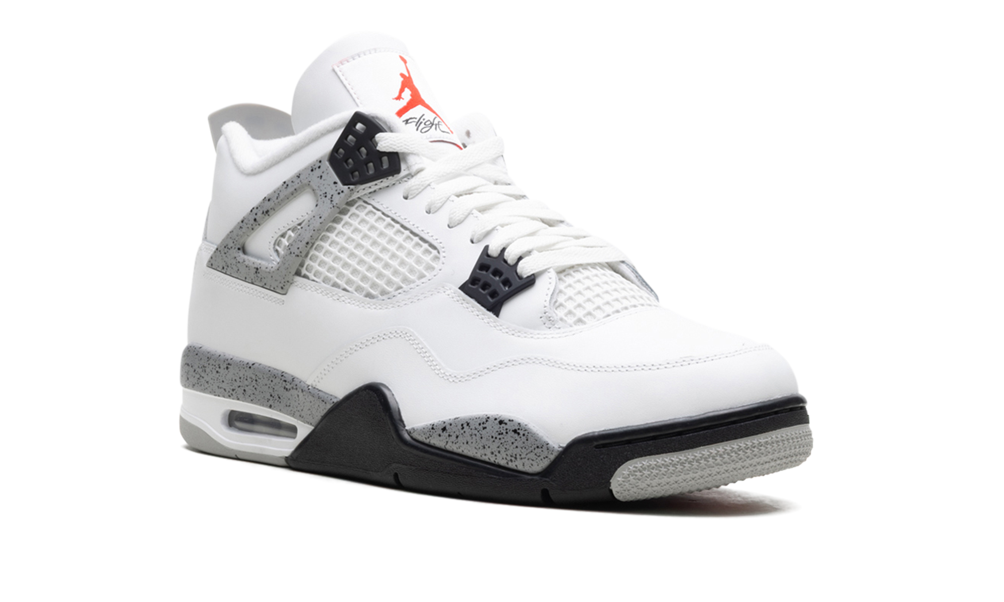 jordan 4 retro white cement 2025+FV5029-100+diagnol right view
