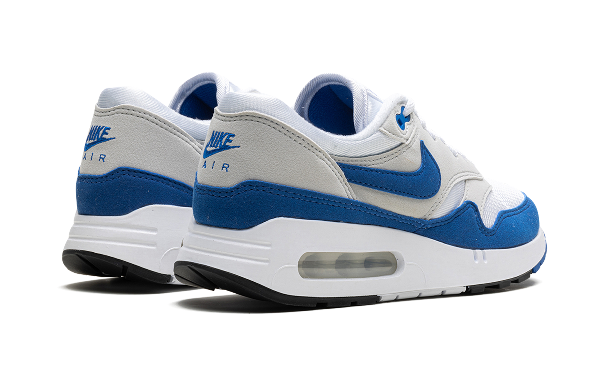 nike air max 1 86 og big bubble royal women s+DO9844-101+diagnol right behind view